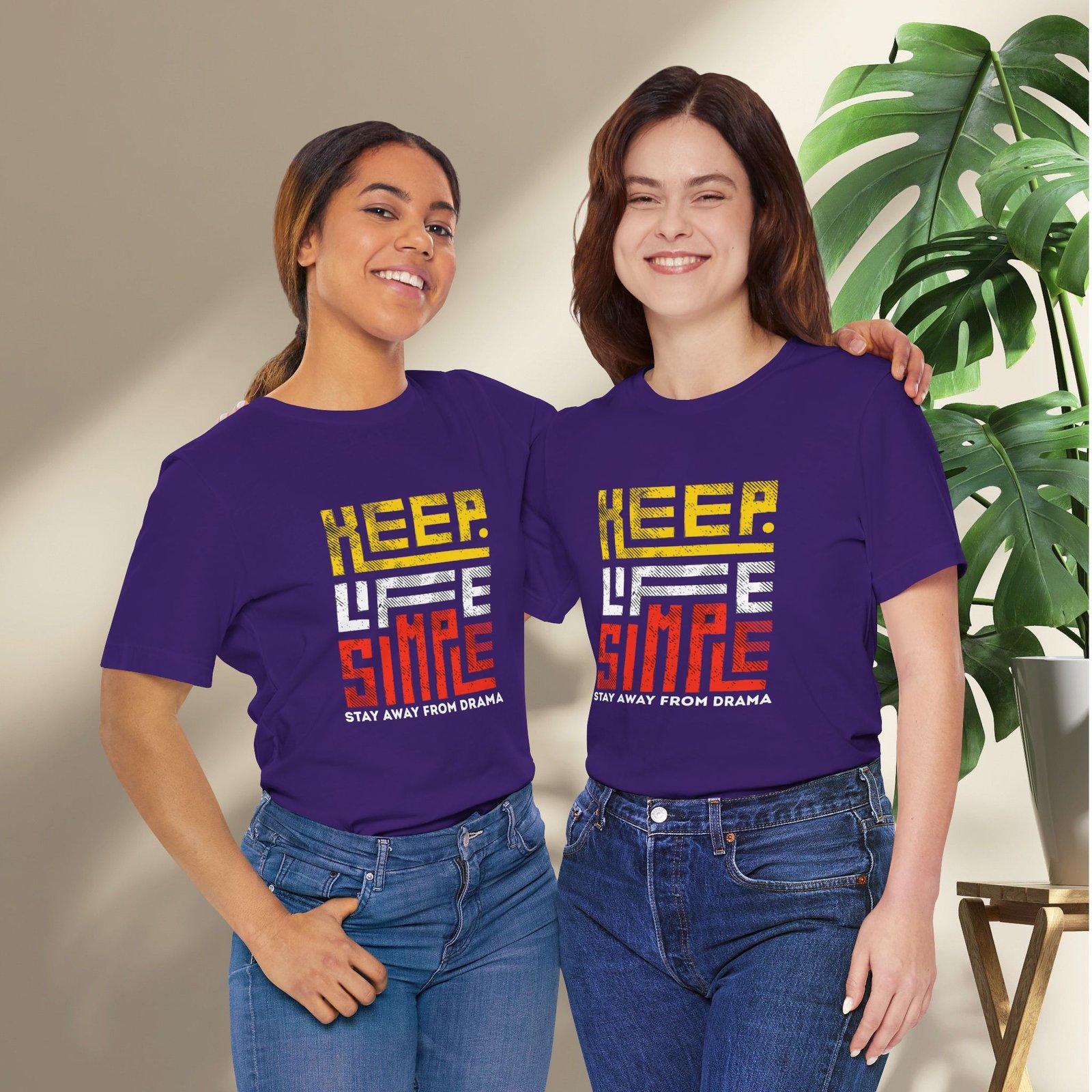 Keep Life Simple Unisex Tee - Image 35