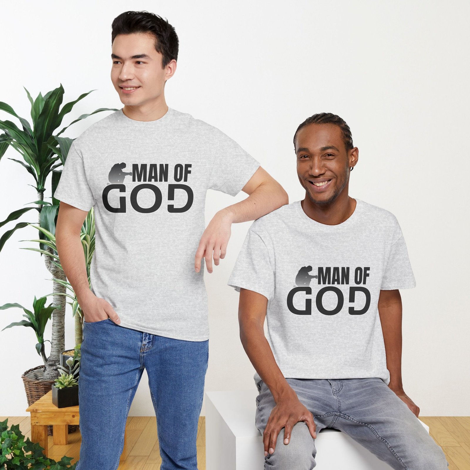 Man of God Unisex Heavy Cotton T-Shirt - Image 10