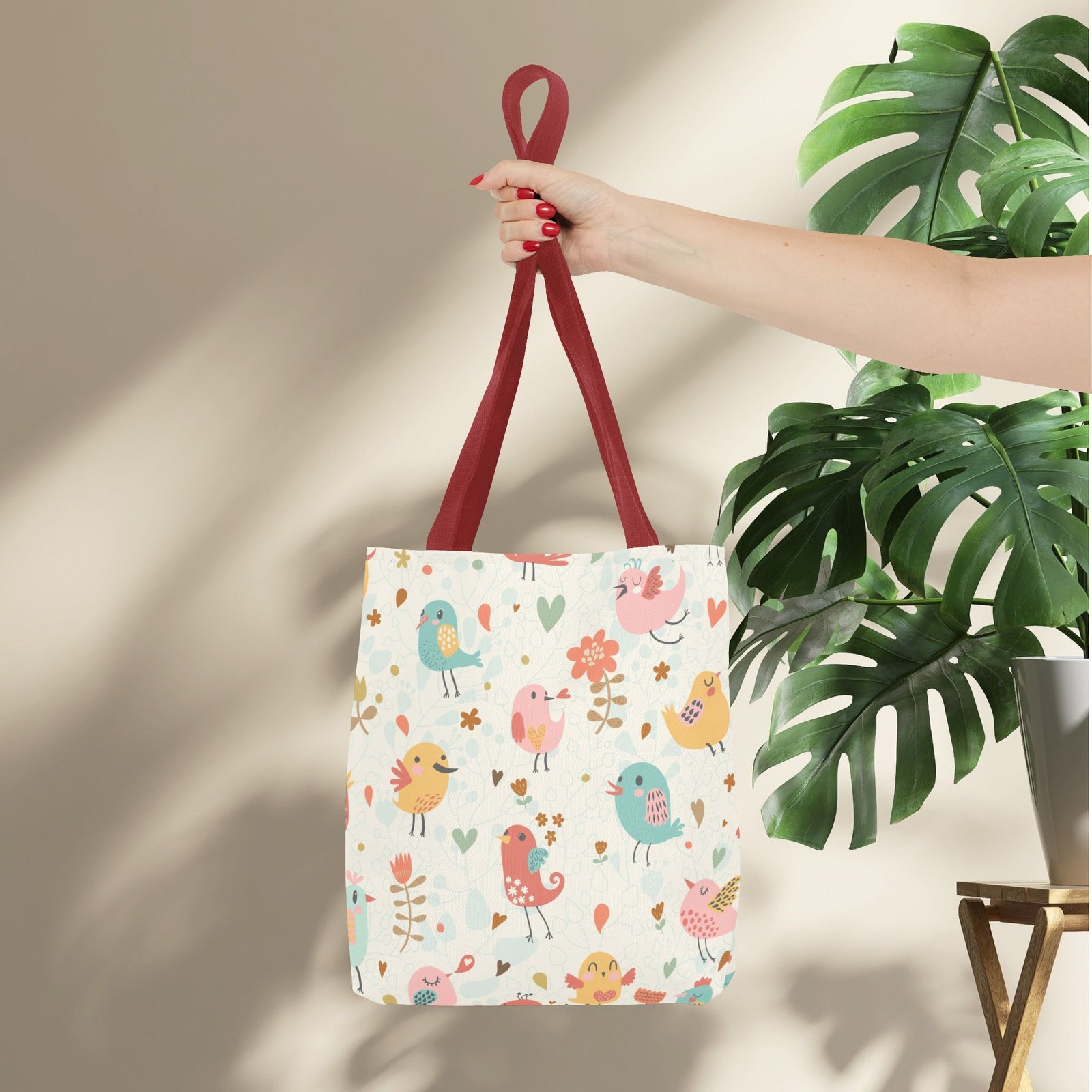 Bird Lover Print Tote Bag - Image 12