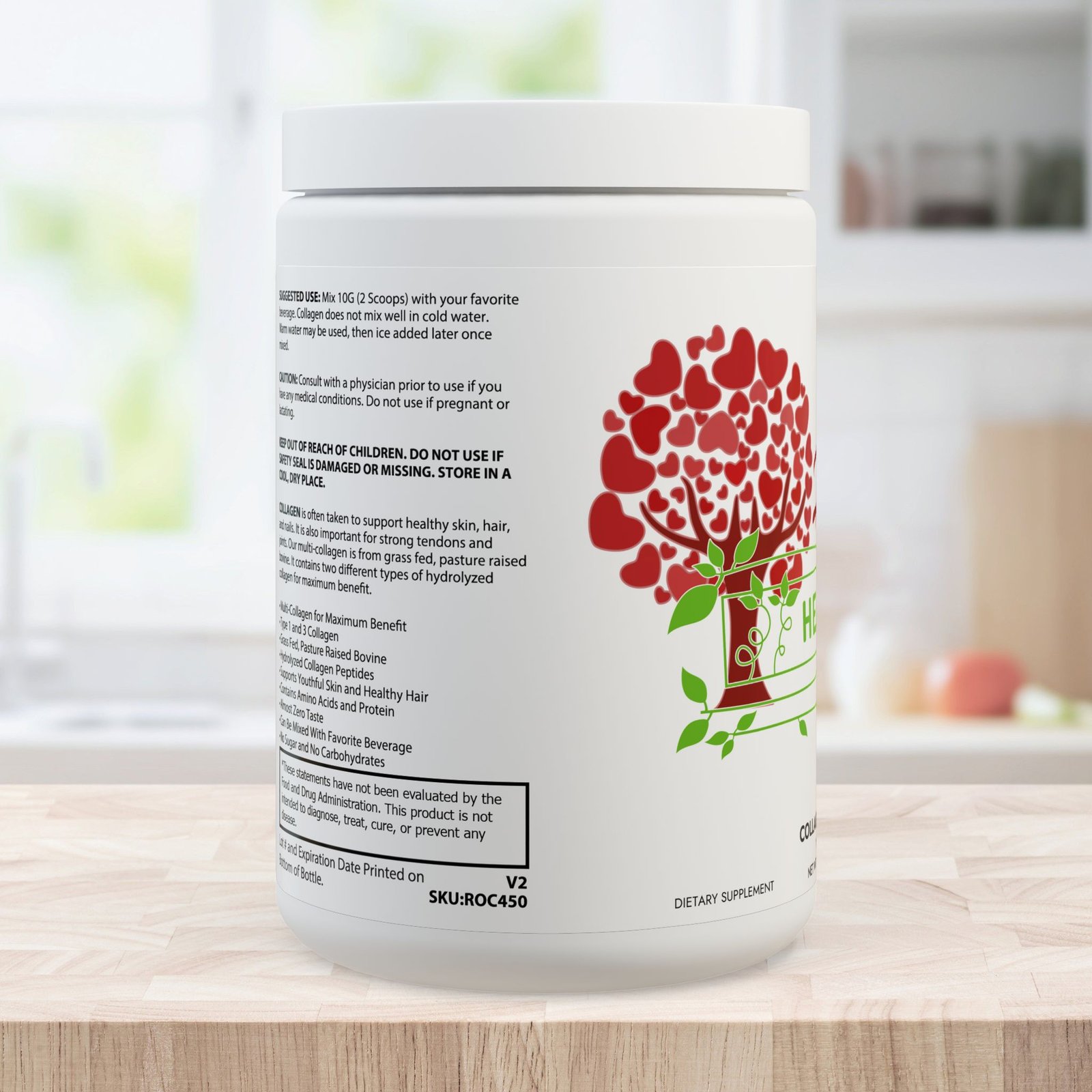 Inspired Healthy Living Collagen Peptides Type I & III Supplement - Image 2