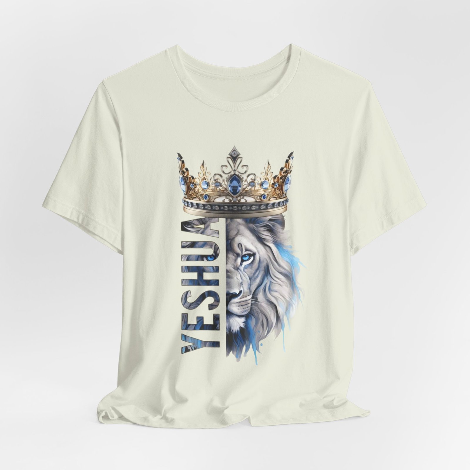 King of Kings - Crowned Yeshua Lion Unisex Tee - Image 31