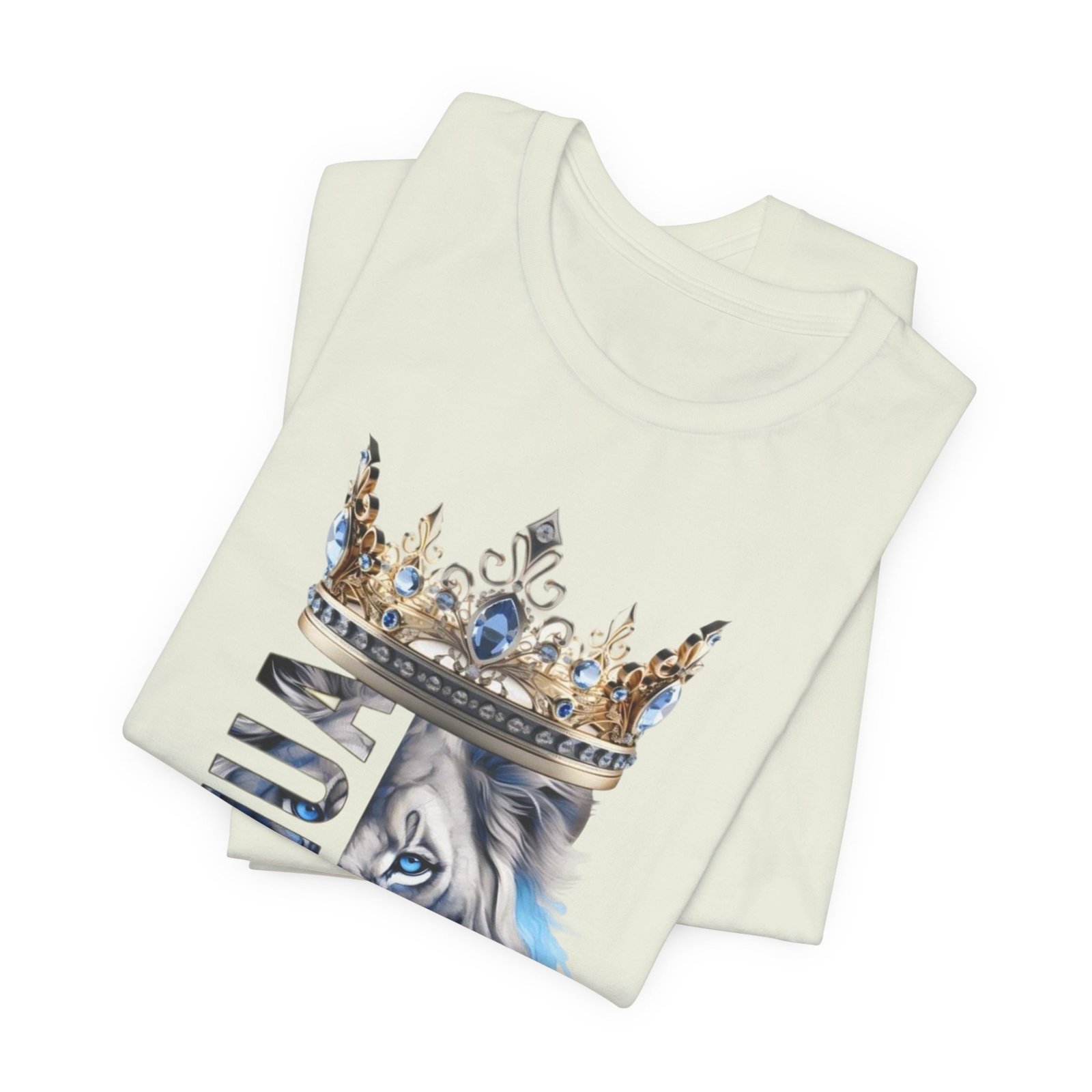 King of Kings - Crowned Yeshua Lion Unisex Tee - Image 30