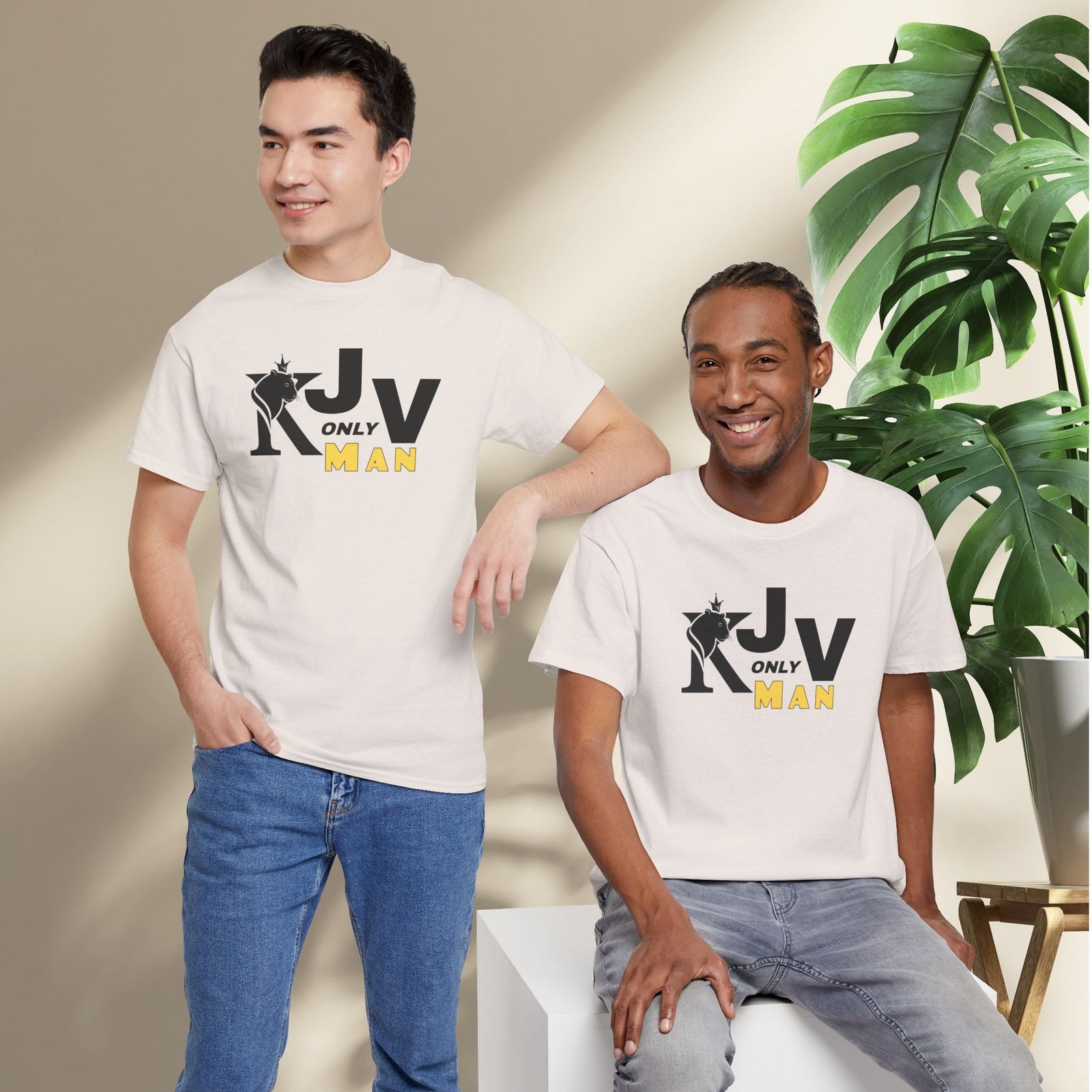 KJV Only Man T-Shirt — Crowned Lion - Image 12