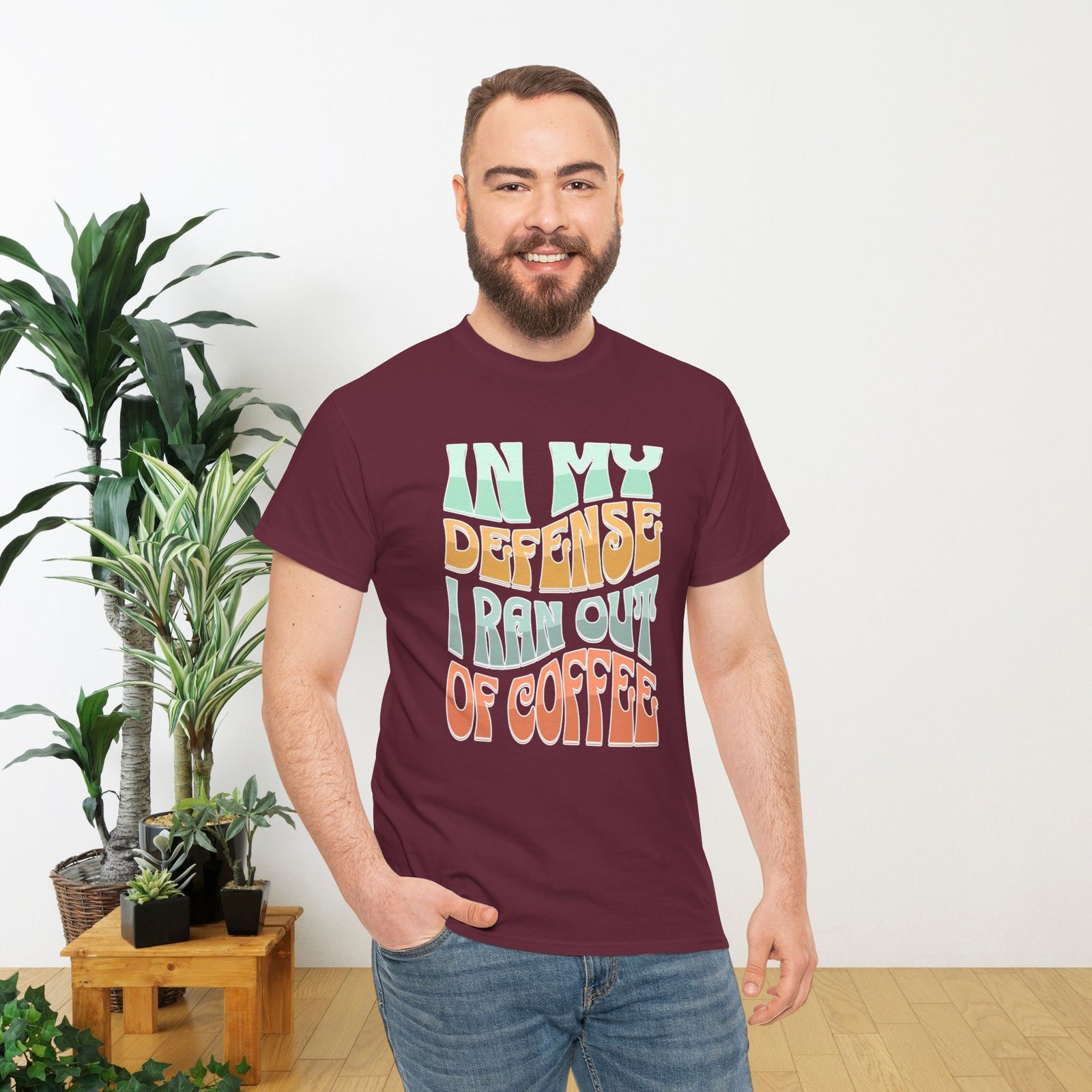 In my Defense, I rean out of Coffee Unisex T-Shirt - Image 11