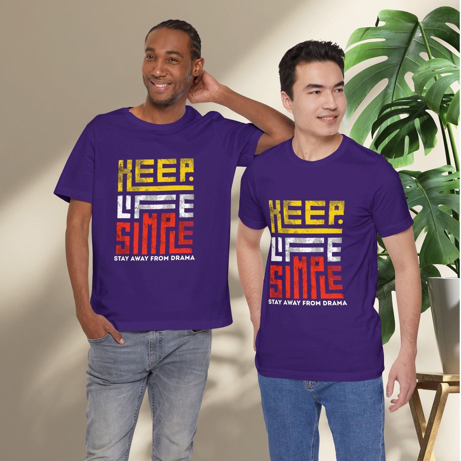 Keep Life Simple Unisex Tee - Image 36
