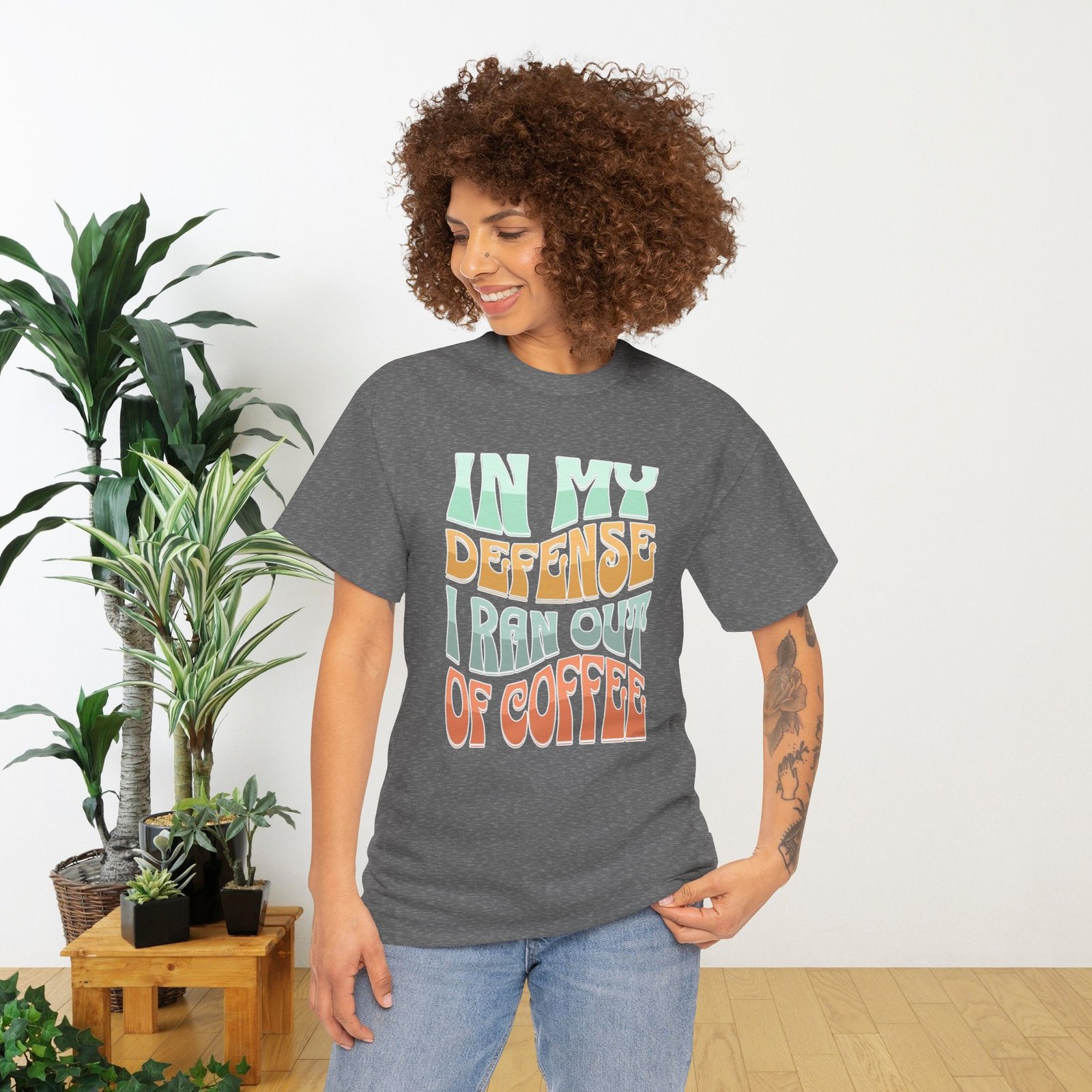 In my Defense, I rean out of Coffee Unisex T-Shirt - Image 16