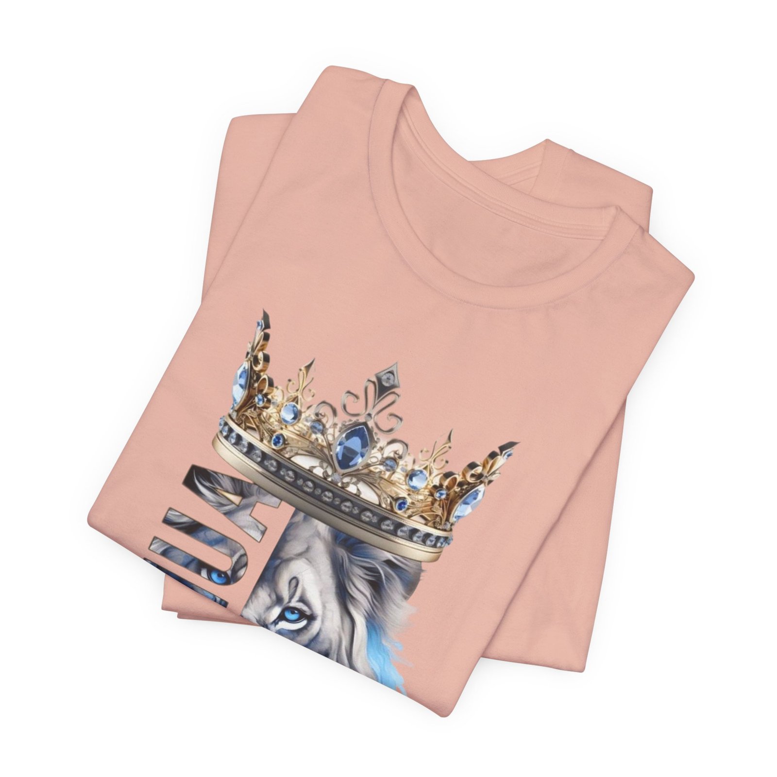 King of Kings - Crowned Yeshua Lion Unisex Tee - Image 9