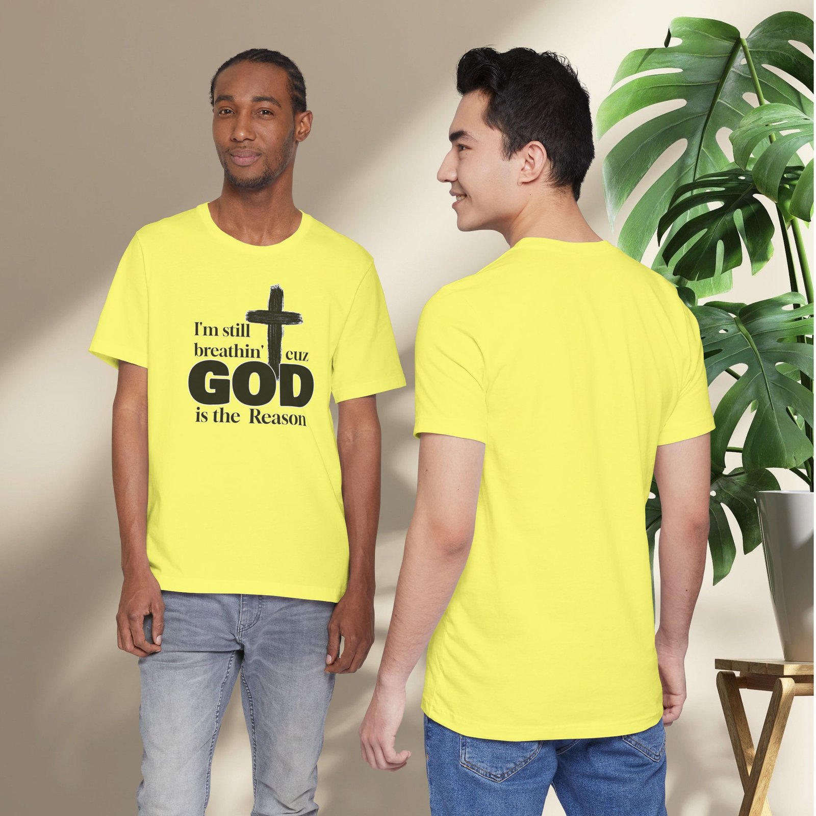 I'm Still Breathin' Cuz God is the Reason Unisex T-Shirt - Image 34