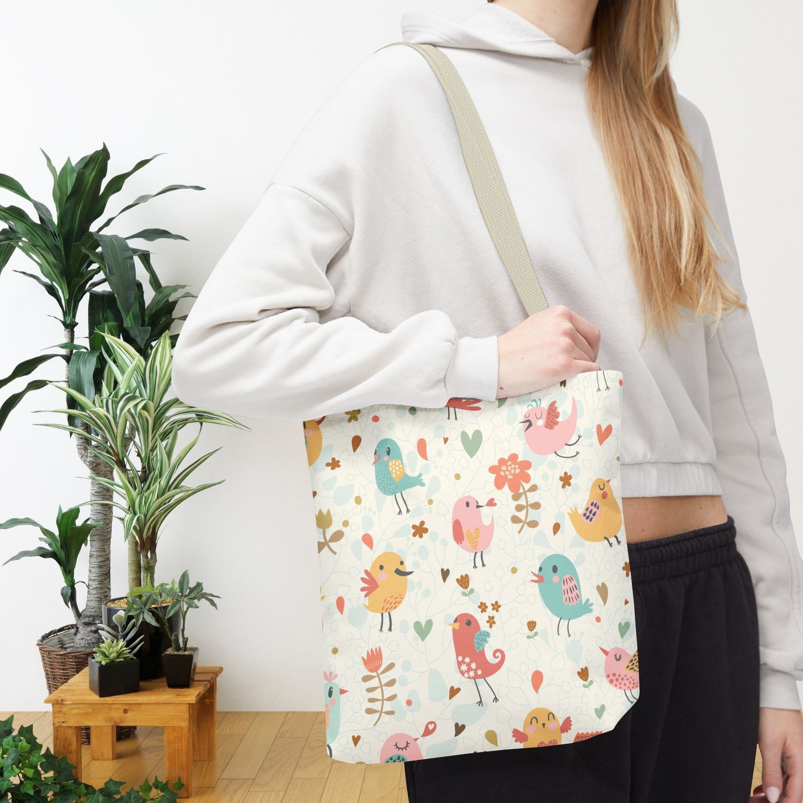 Bird Lover Print Tote Bag - Image 30