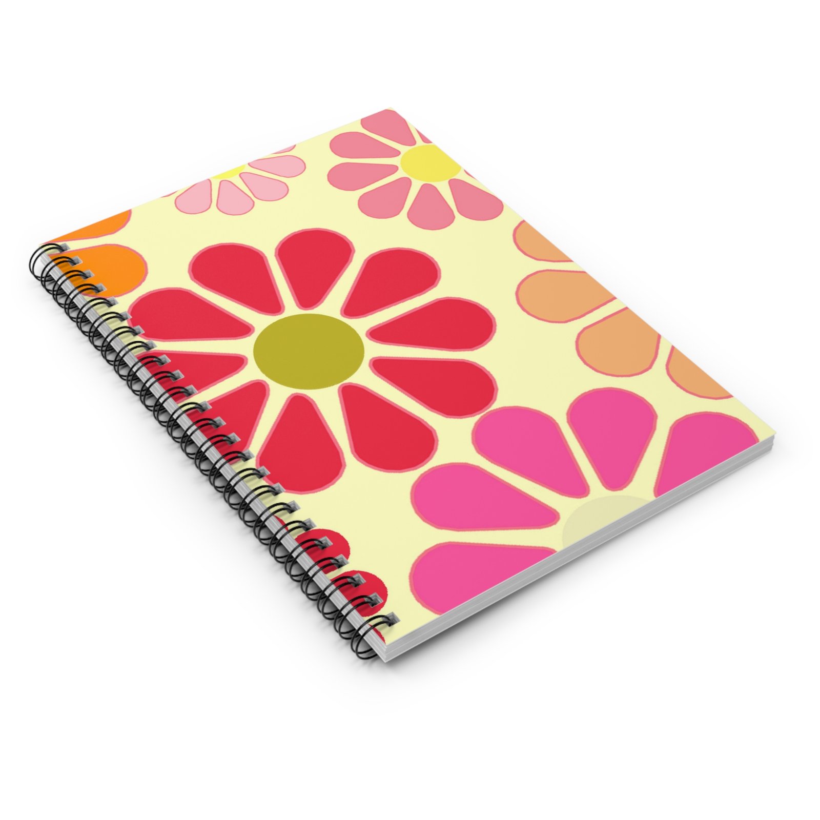 Just Groovy Retro Spiral Custom Notebook - Image 4