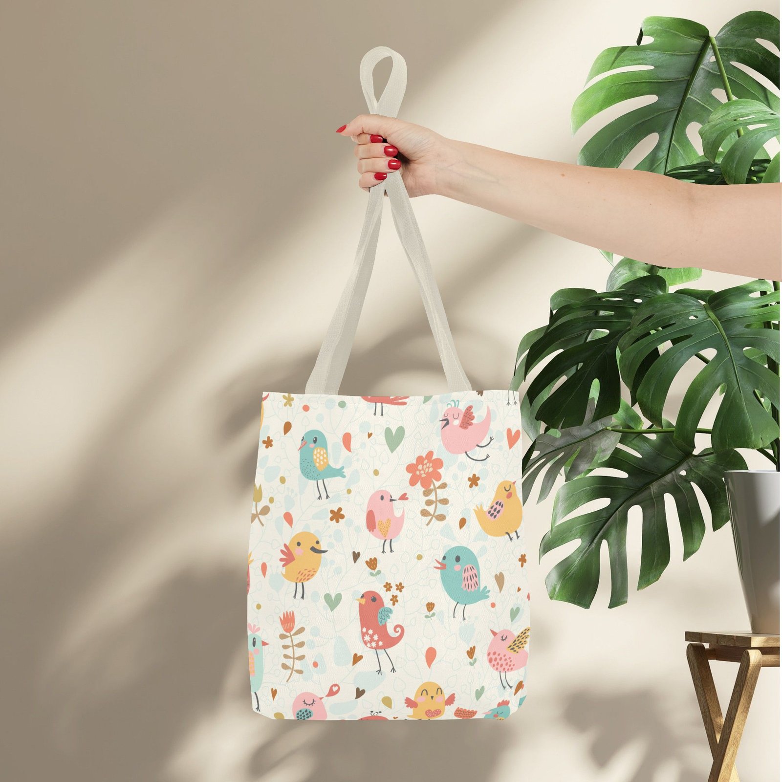 Bird Lover Print Tote Bag - Image 28
