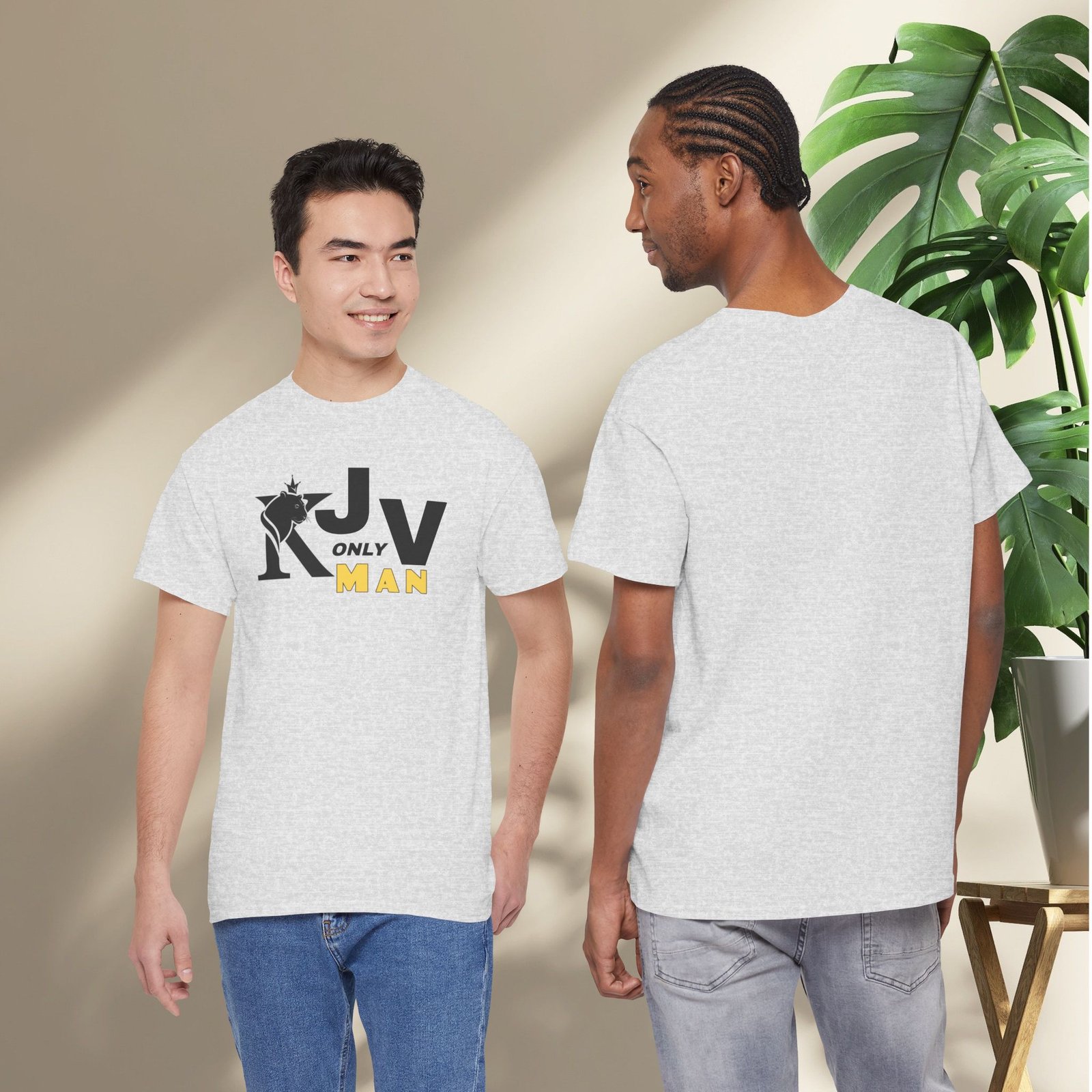 KJV Only Man T-Shirt — Crowned Lion - Image 7