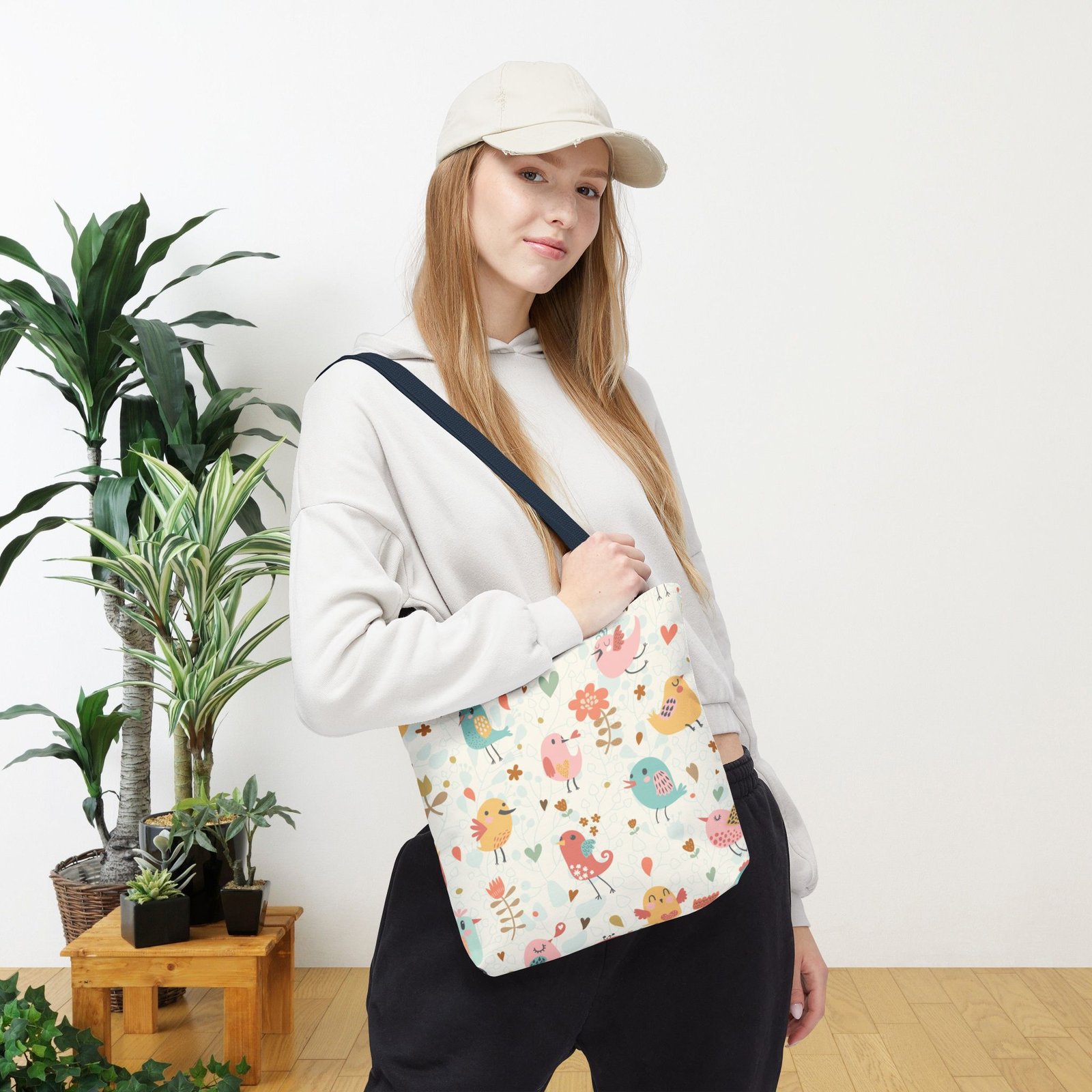 Bird Lover Print Tote Bag - Image 40