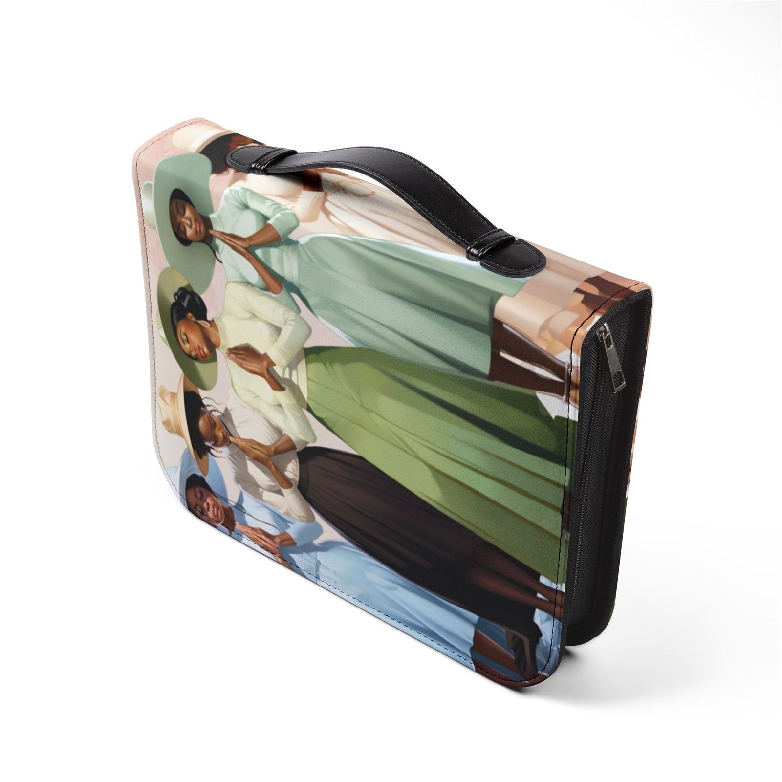 Vintage Praying Church Ladies Bible Cover - Image 18