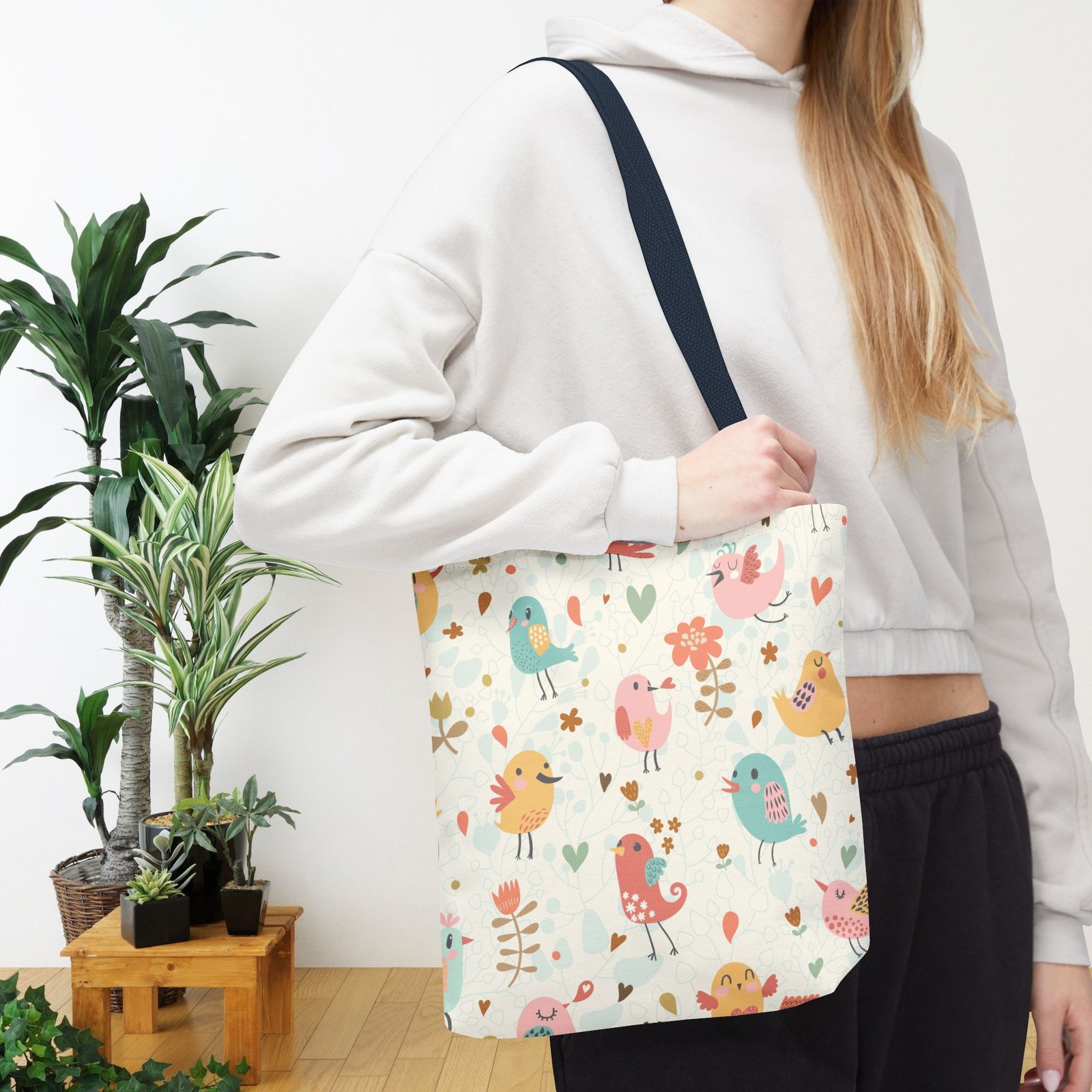 Bird Lover Print Tote Bag - Image 38