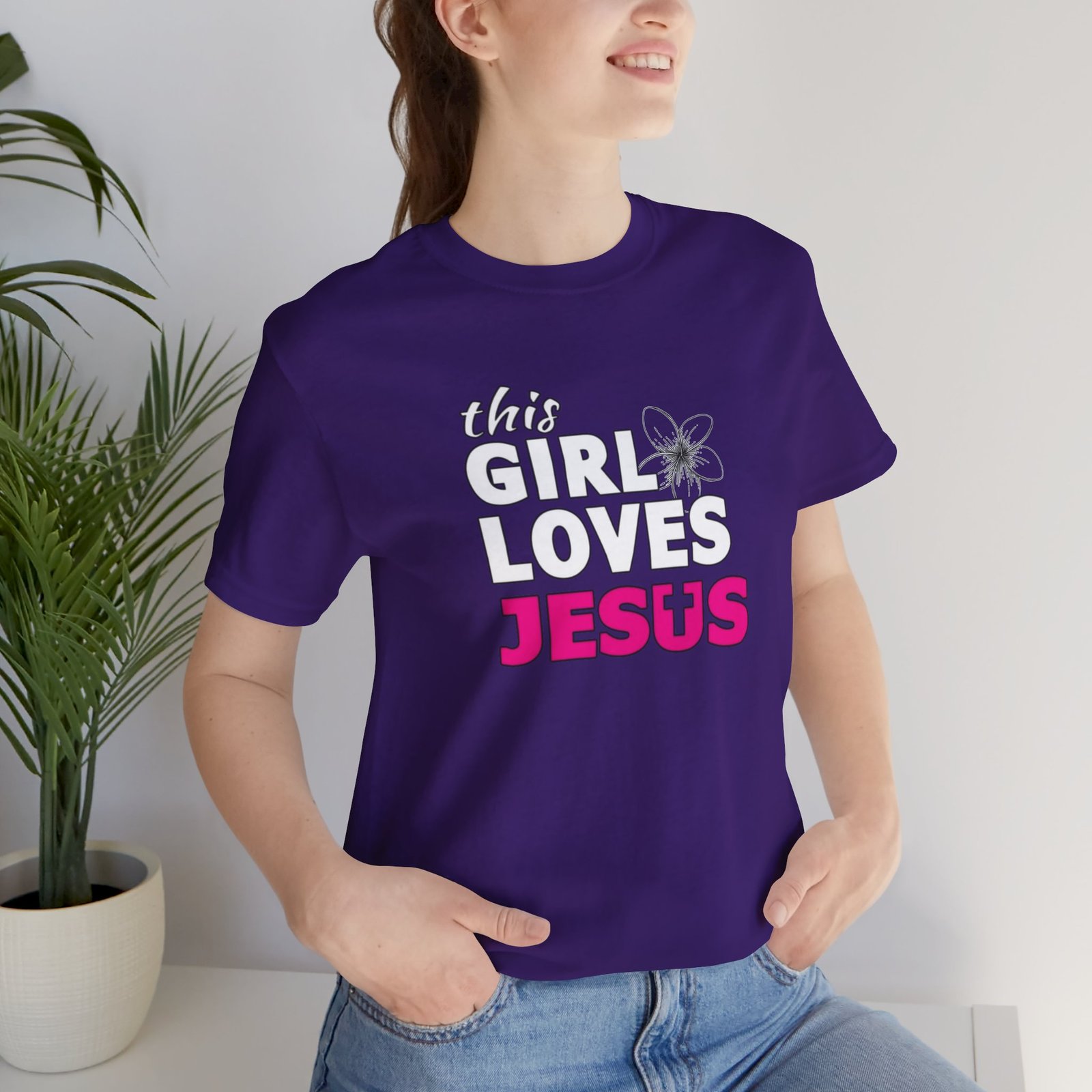 This Girl Loves Jesus T-Shirt - Image 14