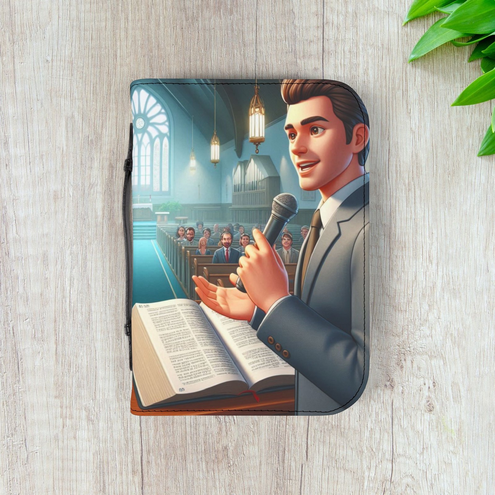 Preaching Pastor Bible Cover - Image 7