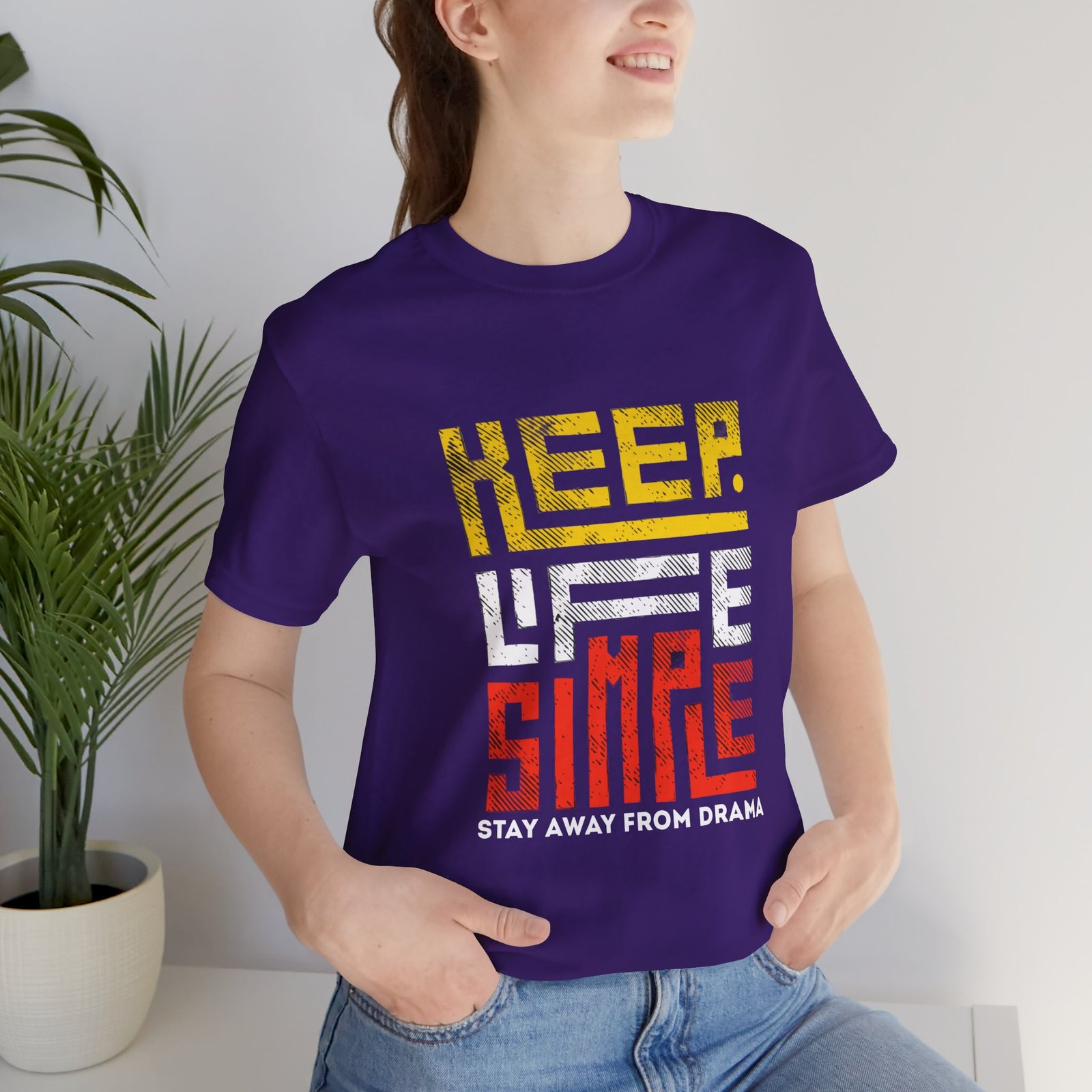 Keep Life Simple Unisex Tee - Image 34