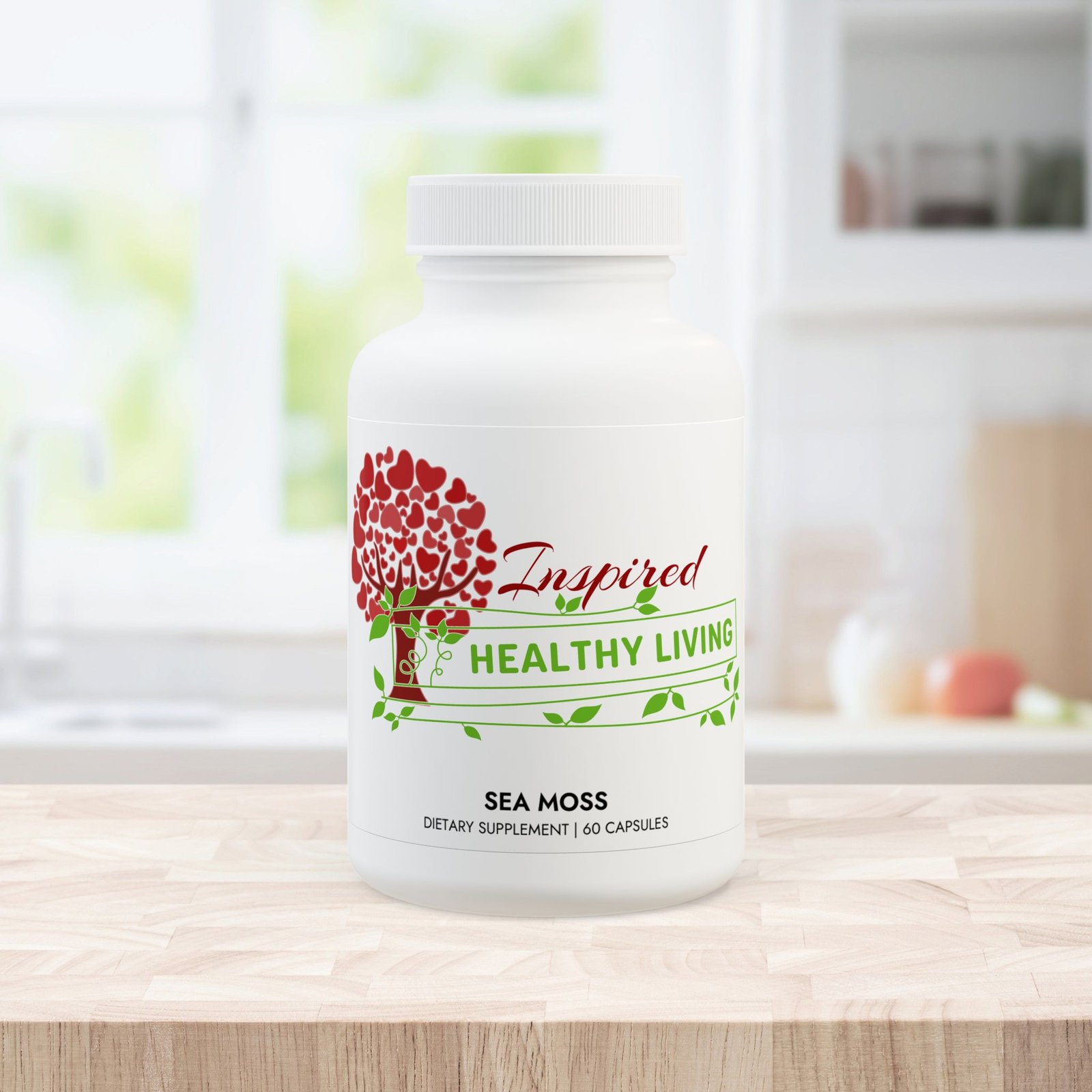 Inspired Healthly Living Sea Moss Supplement (60 Capsules)