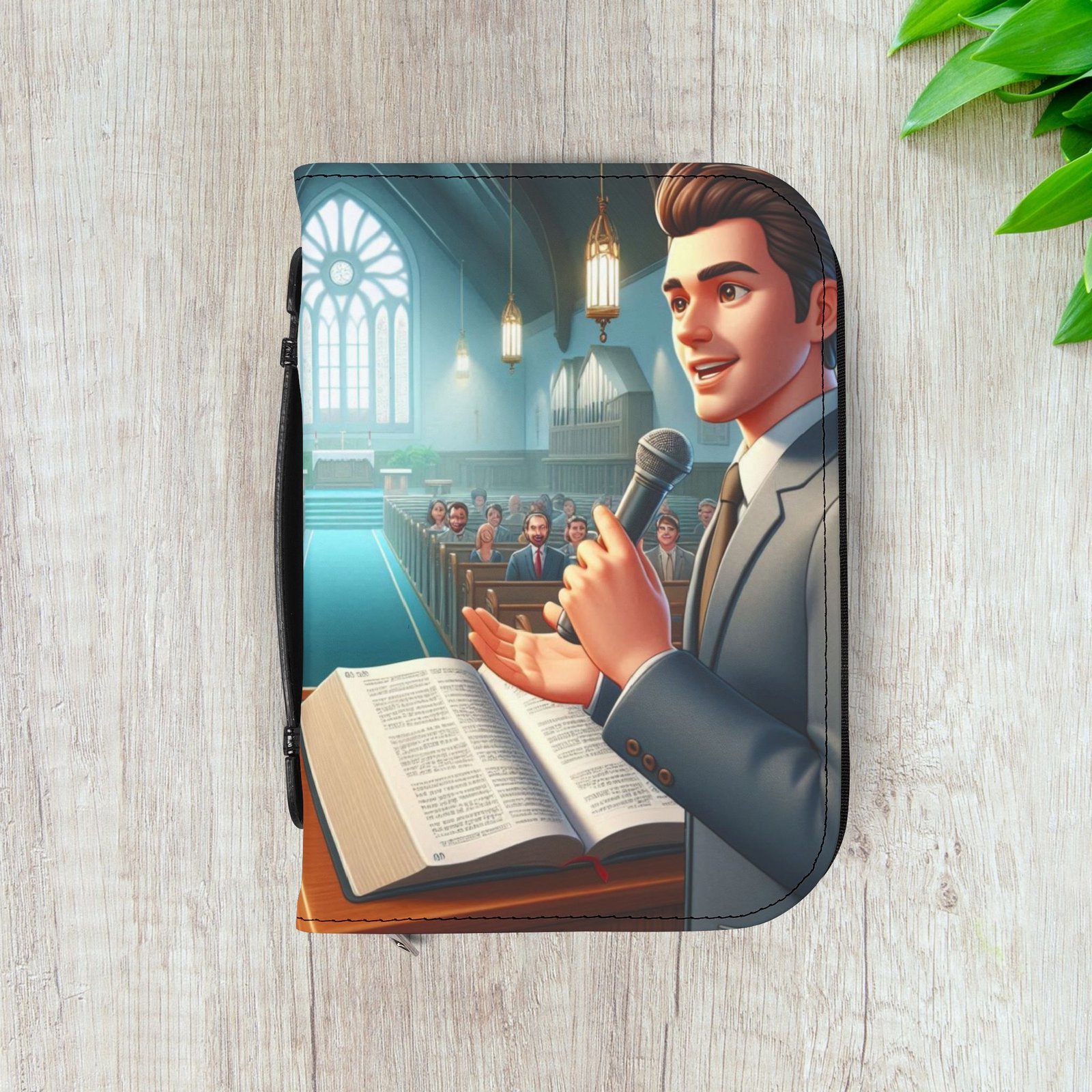 Preaching Pastor Bible Cover - Image 6