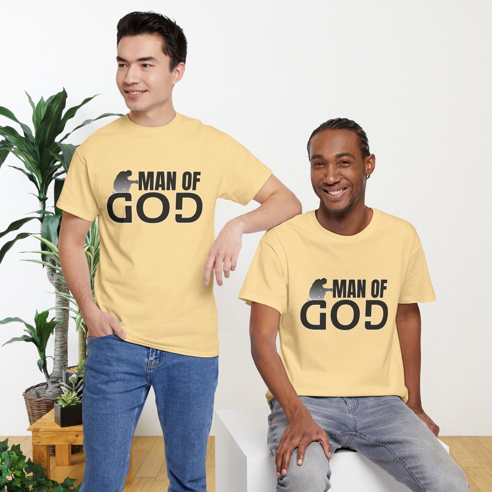 Man of God Unisex Heavy Cotton T-Shirt - Image 15