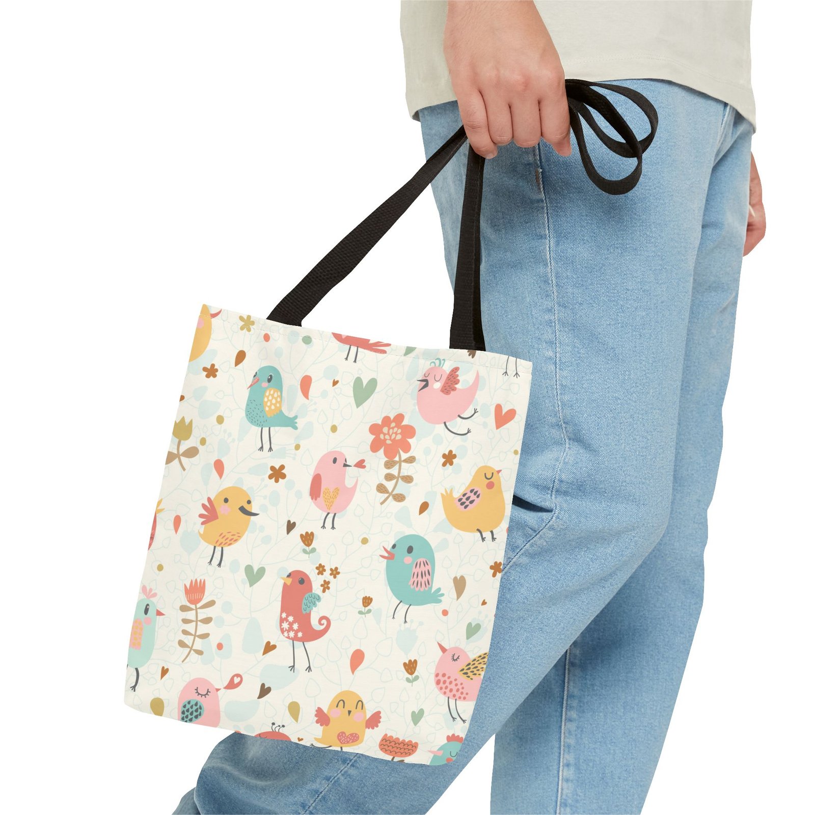 Bird Lover Print Tote Bag - Image 4
