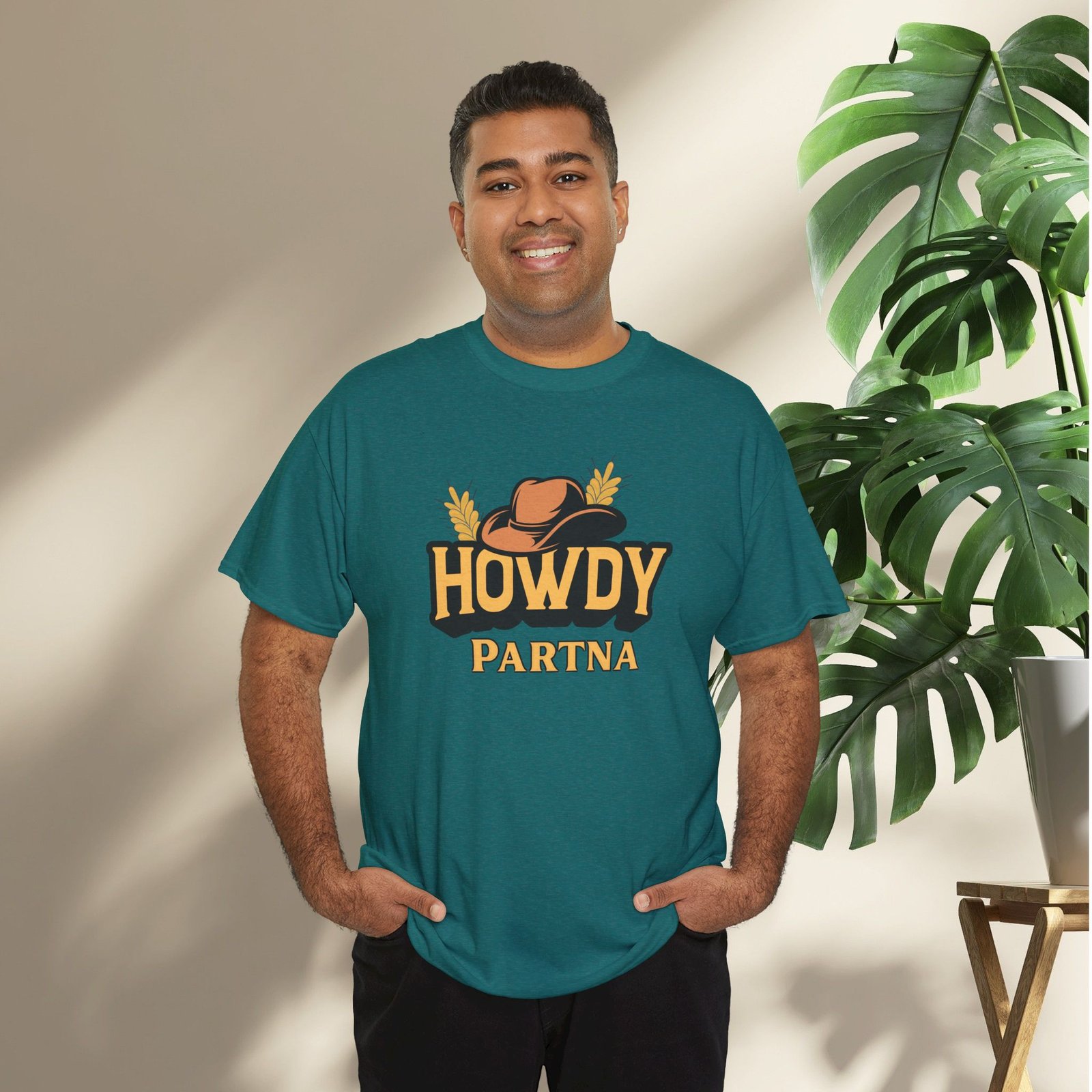 Howdy Partna  — Western Cowboy Hat Unisex T-Shirt - Image 29