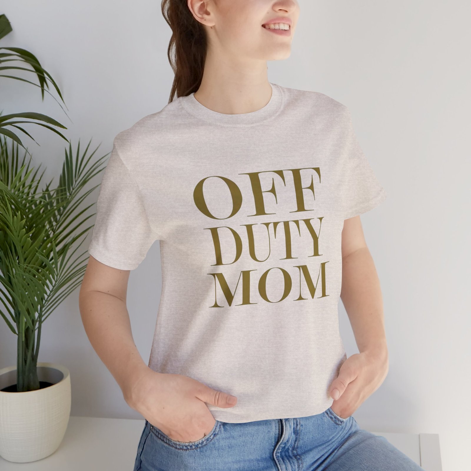 Mom Off Duty T-Shirt Graphic Tee - Image 17