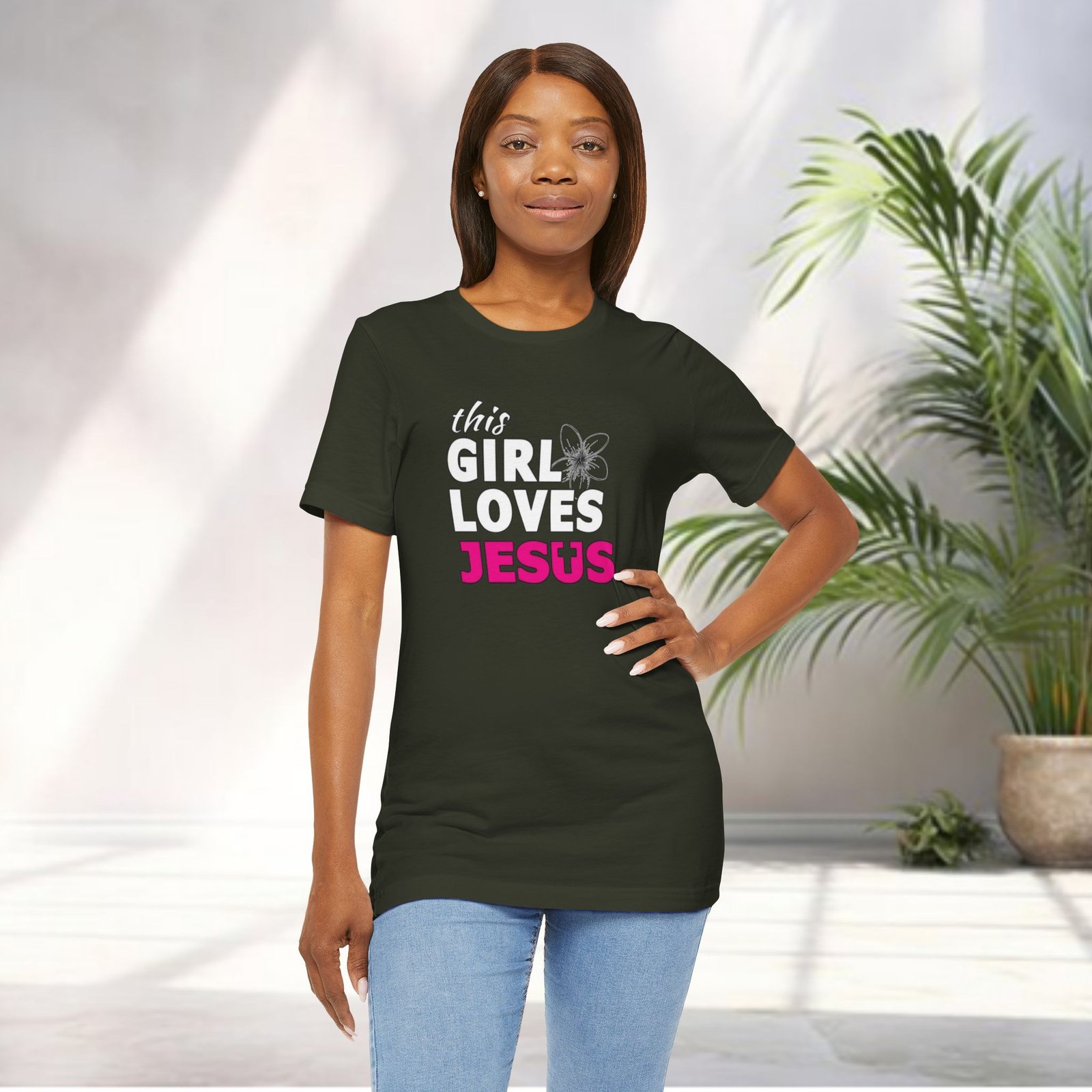 This Girl Loves Jesus T-Shirt - Image 4