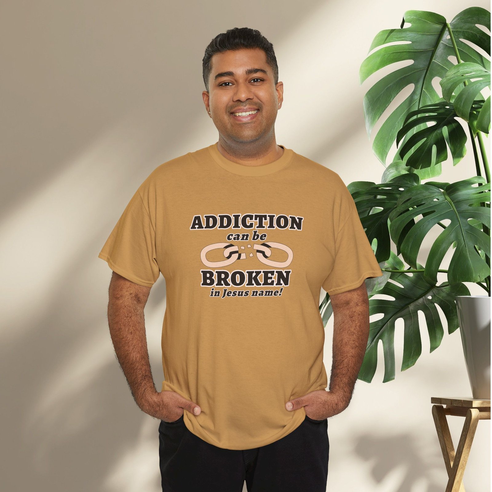 Addiction Can Be Broken  — Faith-Based Recovery T-Shirt - Image 20