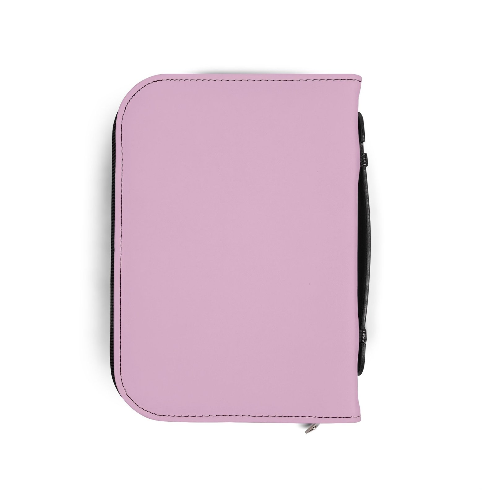 Pink Floral Cross Zippered Bible Cover Case - Image 7