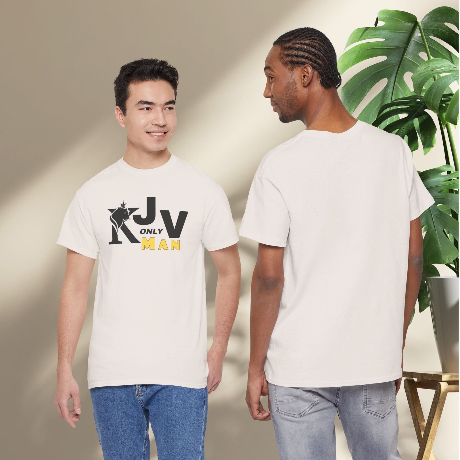 KJV Only Man T-Shirt — Crowned Lion - Image 11