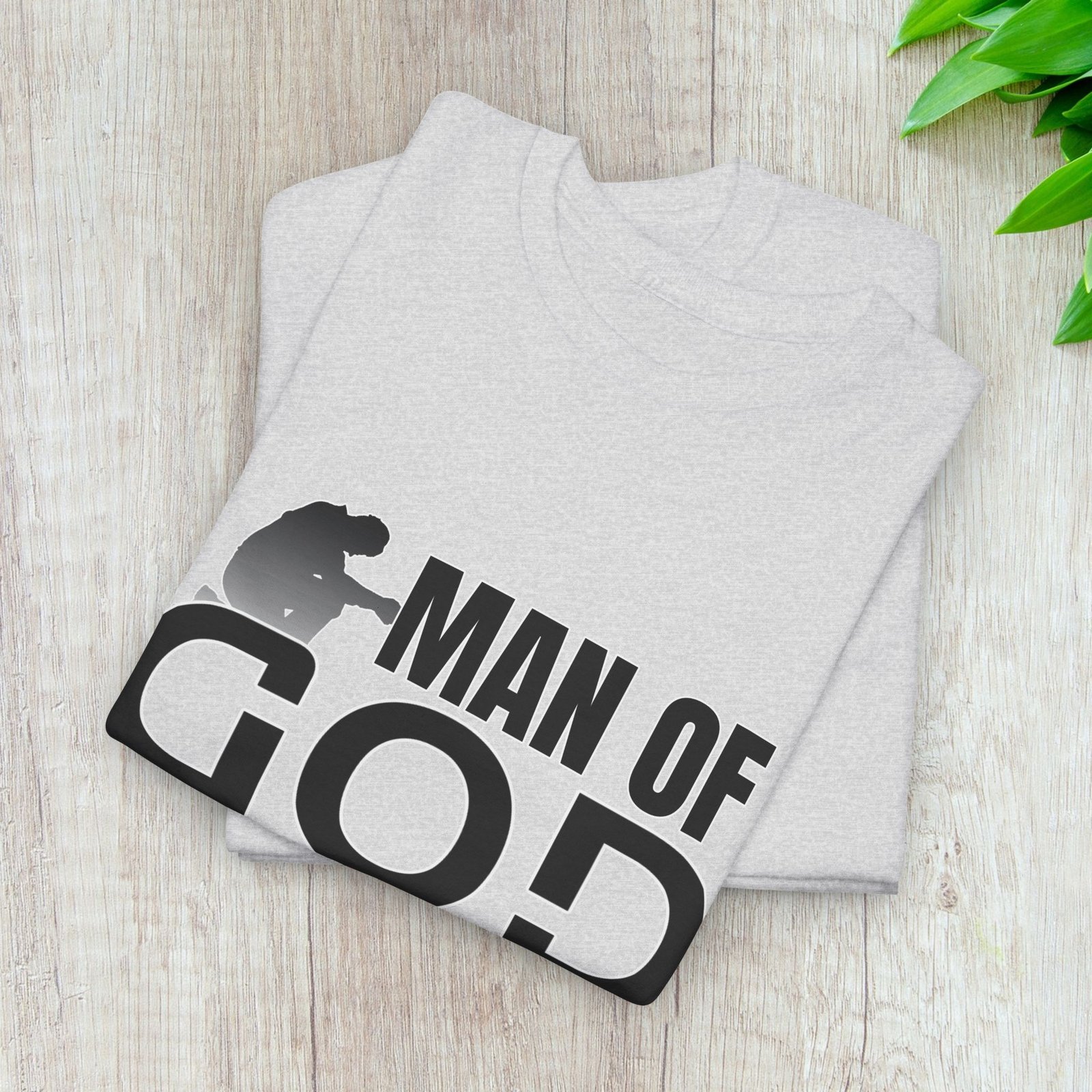 Man of God Unisex Heavy Cotton T-Shirt - Image 6