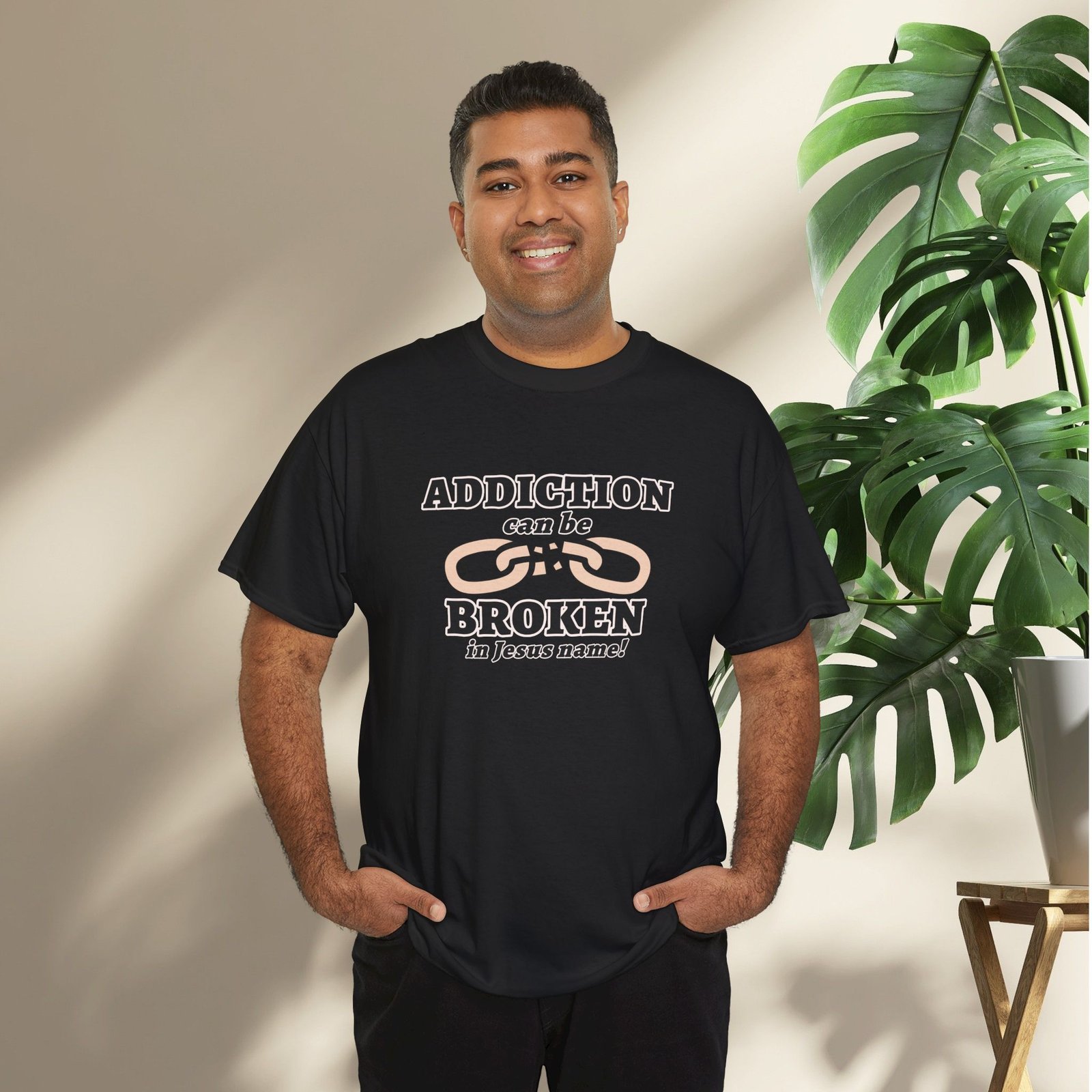 Addiction Can Be Broken  — Faith-Based Recovery T-Shirt - Image 13