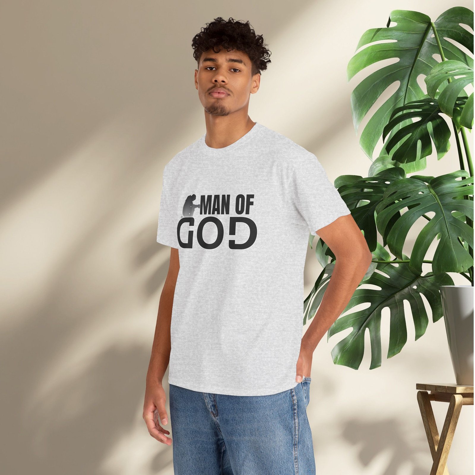 Man of God Unisex Heavy Cotton T-Shirt - Image 8