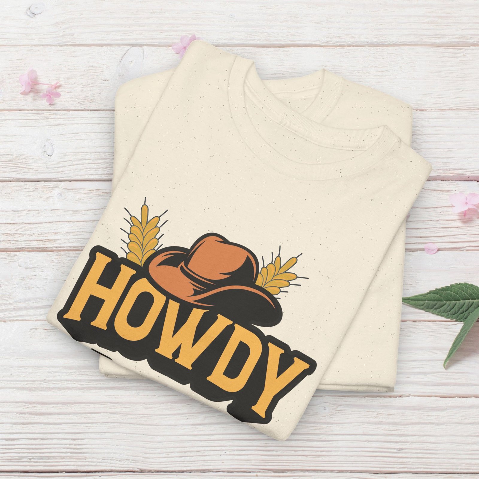 Howdy Partna  — Western Cowboy Hat Unisex T-Shirt - Image 19
