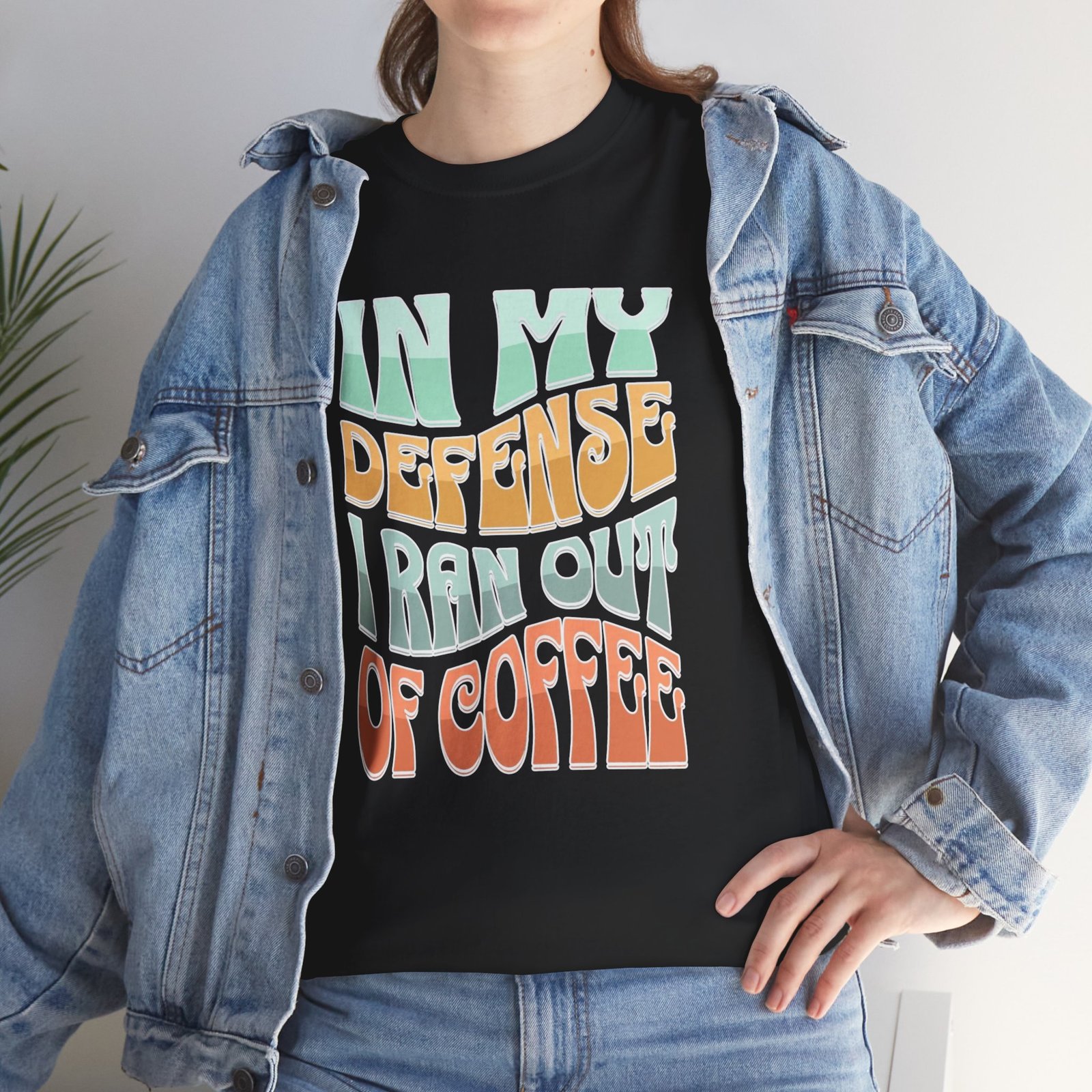In my Defense, I rean out of Coffee Unisex T-Shirt