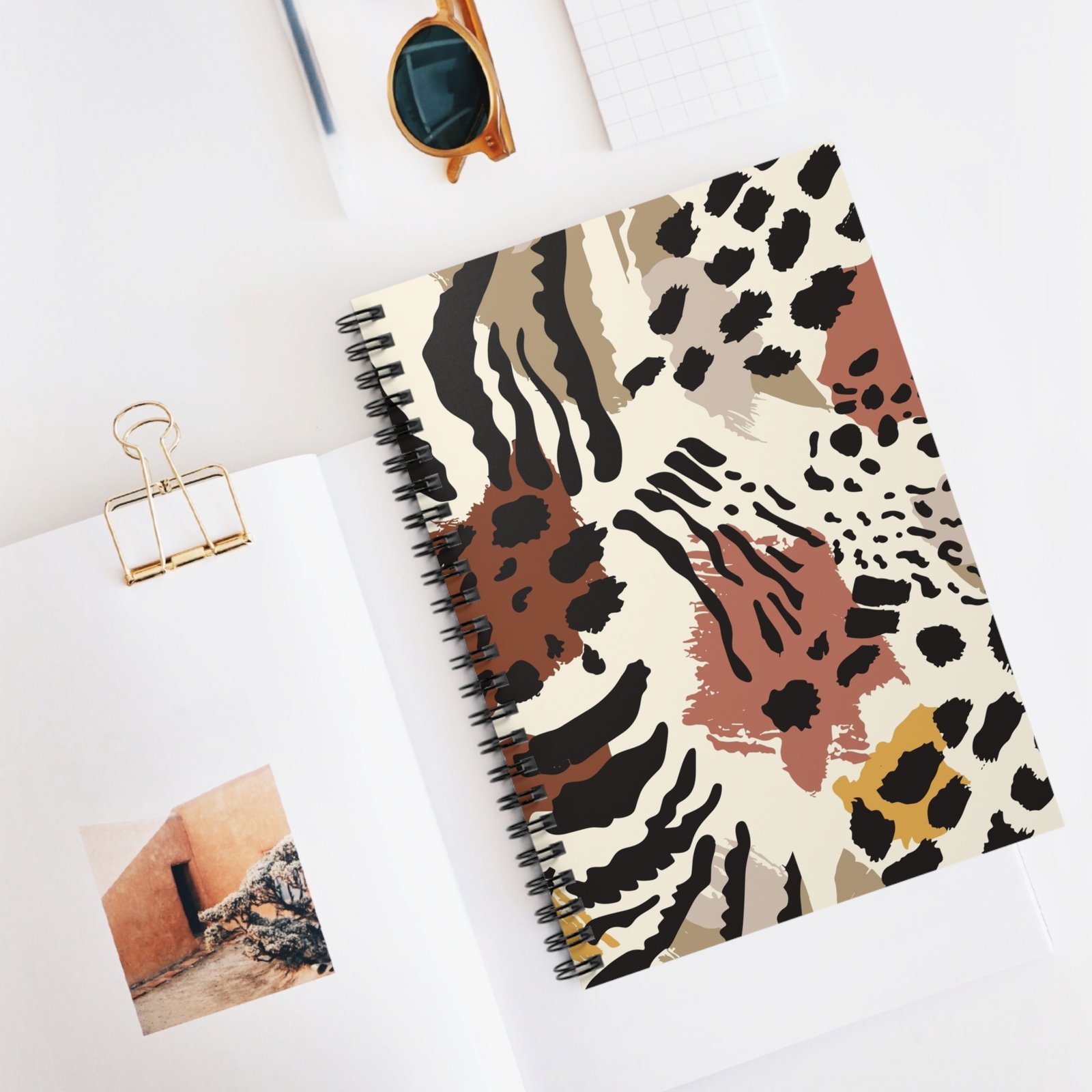 Wild Life Spiral Custom Notebook