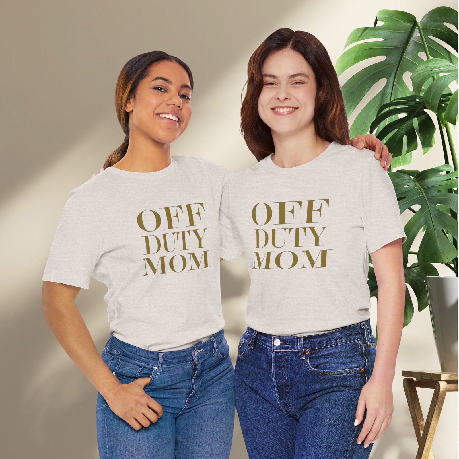 Mom Off Duty T-Shirt Graphic Tee - Image 19