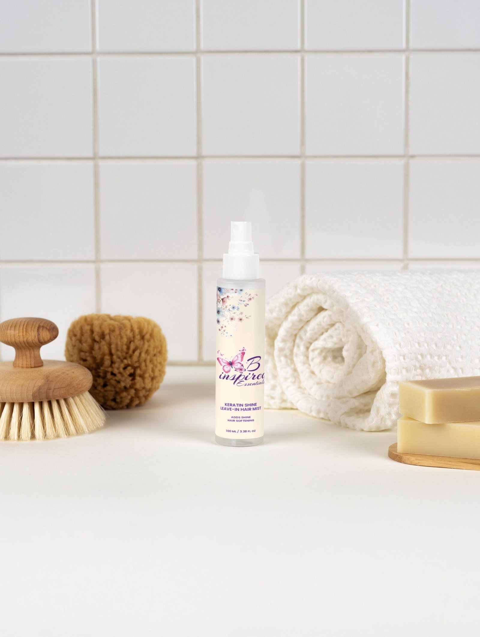 B Inspired Essentials Keratin Shine Leave-In Hair Mist - Image 3