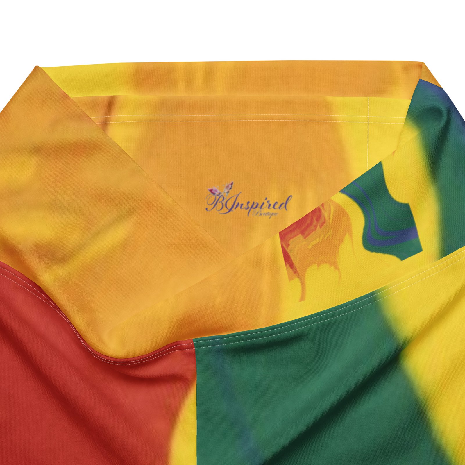 Boho Bold Color High Waist Flare leggings - Image 3