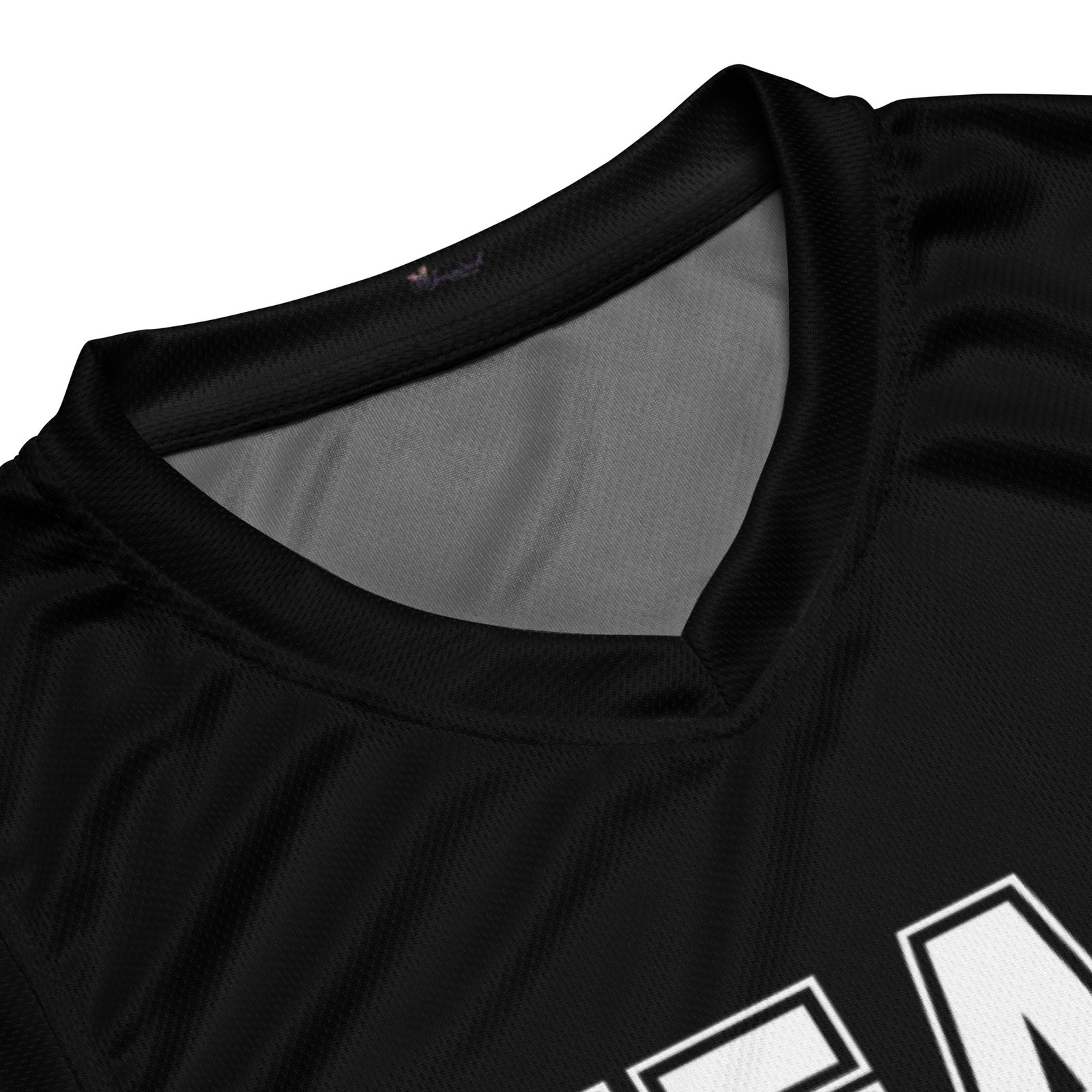Team Jesus Unisex Basketball Jersey - Black - Image 4