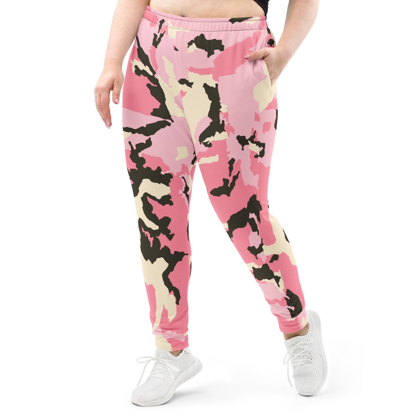 Pink Camo Women's Joggers - Image 5