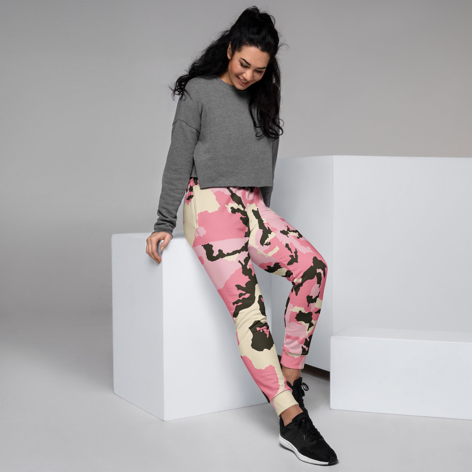 Pink Camo Women's Joggers