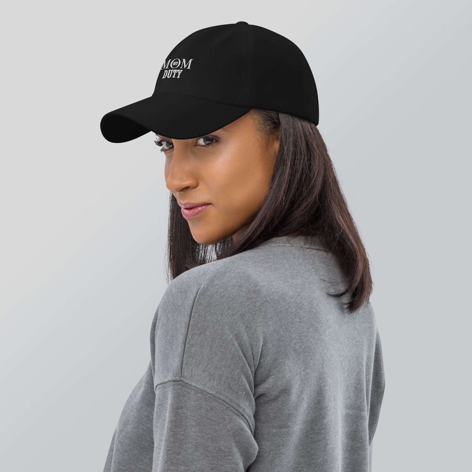 Mom Off Duty Dad Hat - Image 4