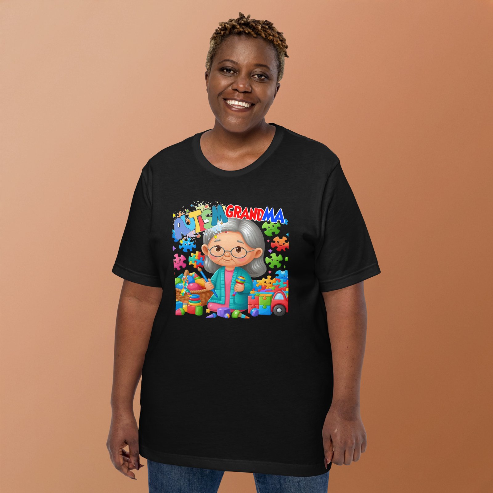 Autism Grandma T-Shirt - Image 7