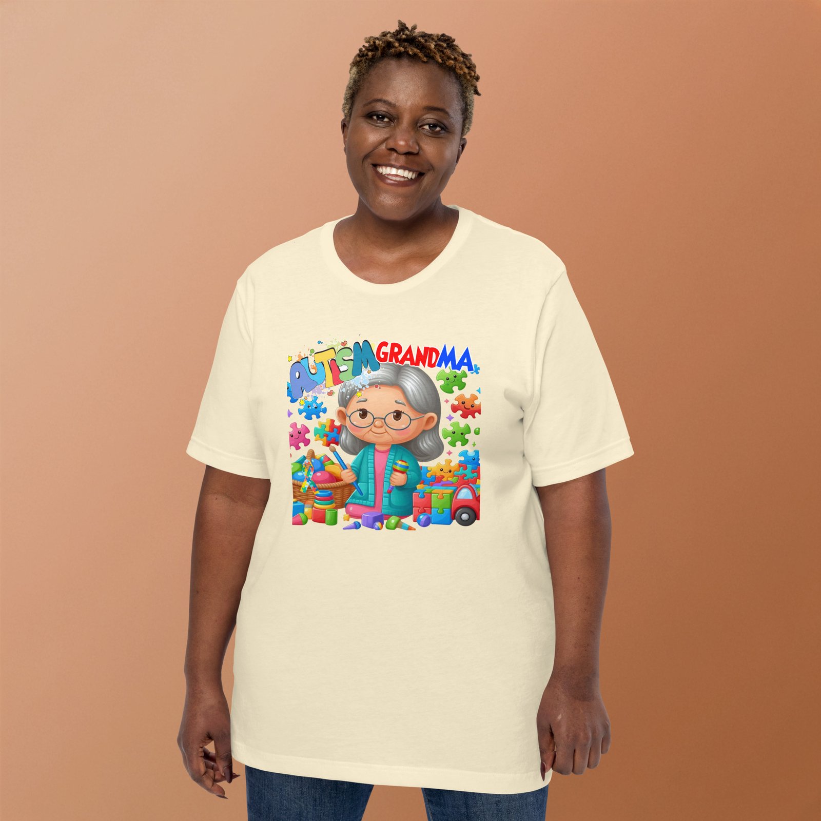Autism Grandma T-Shirt - Image 3