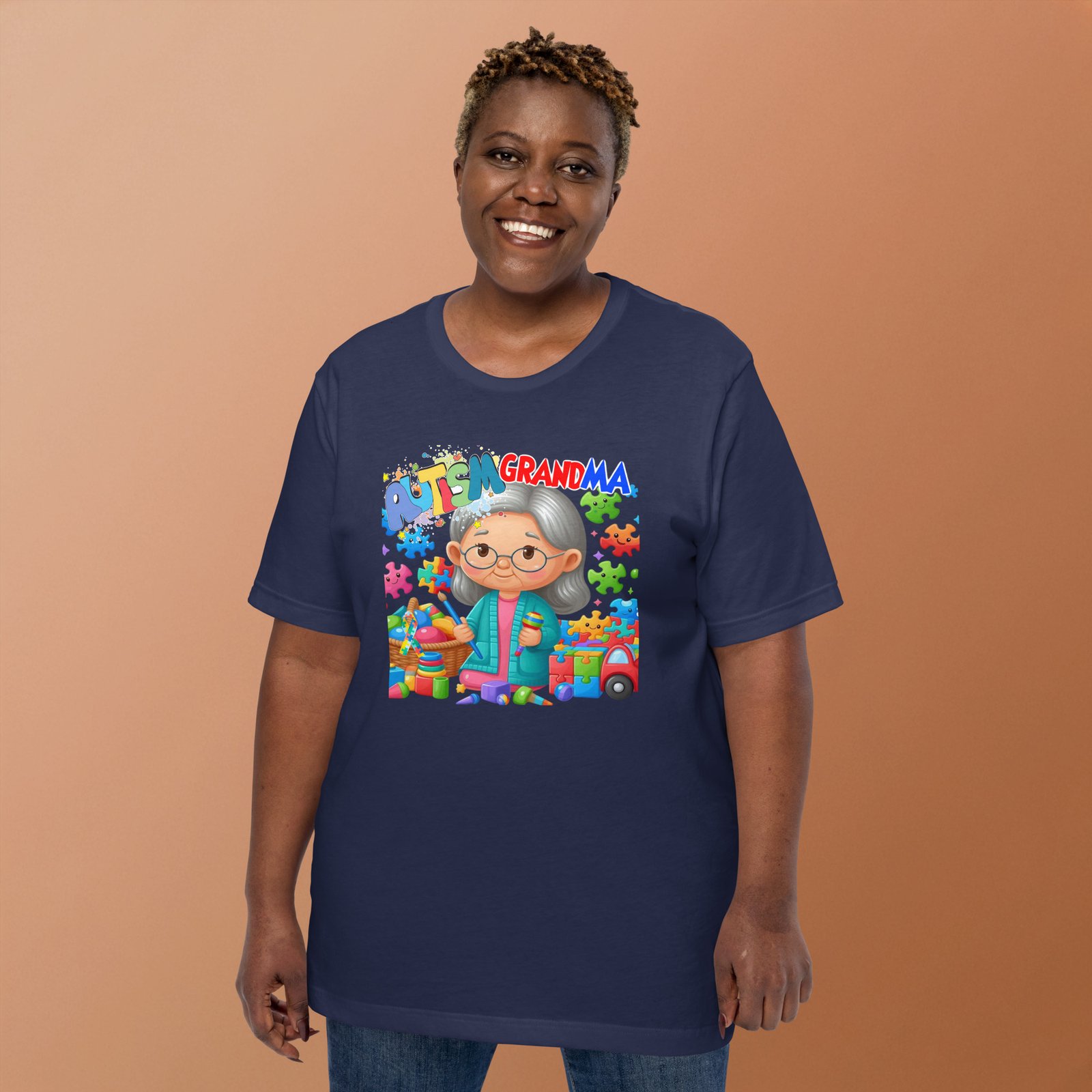 Autism Grandma T-Shirt - Image 5