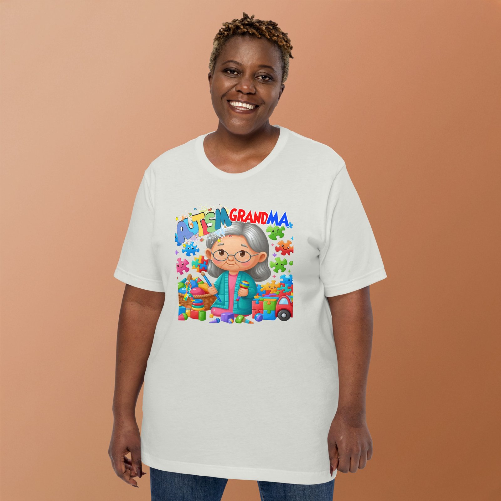 Autism Grandma T-Shirt - Image 2