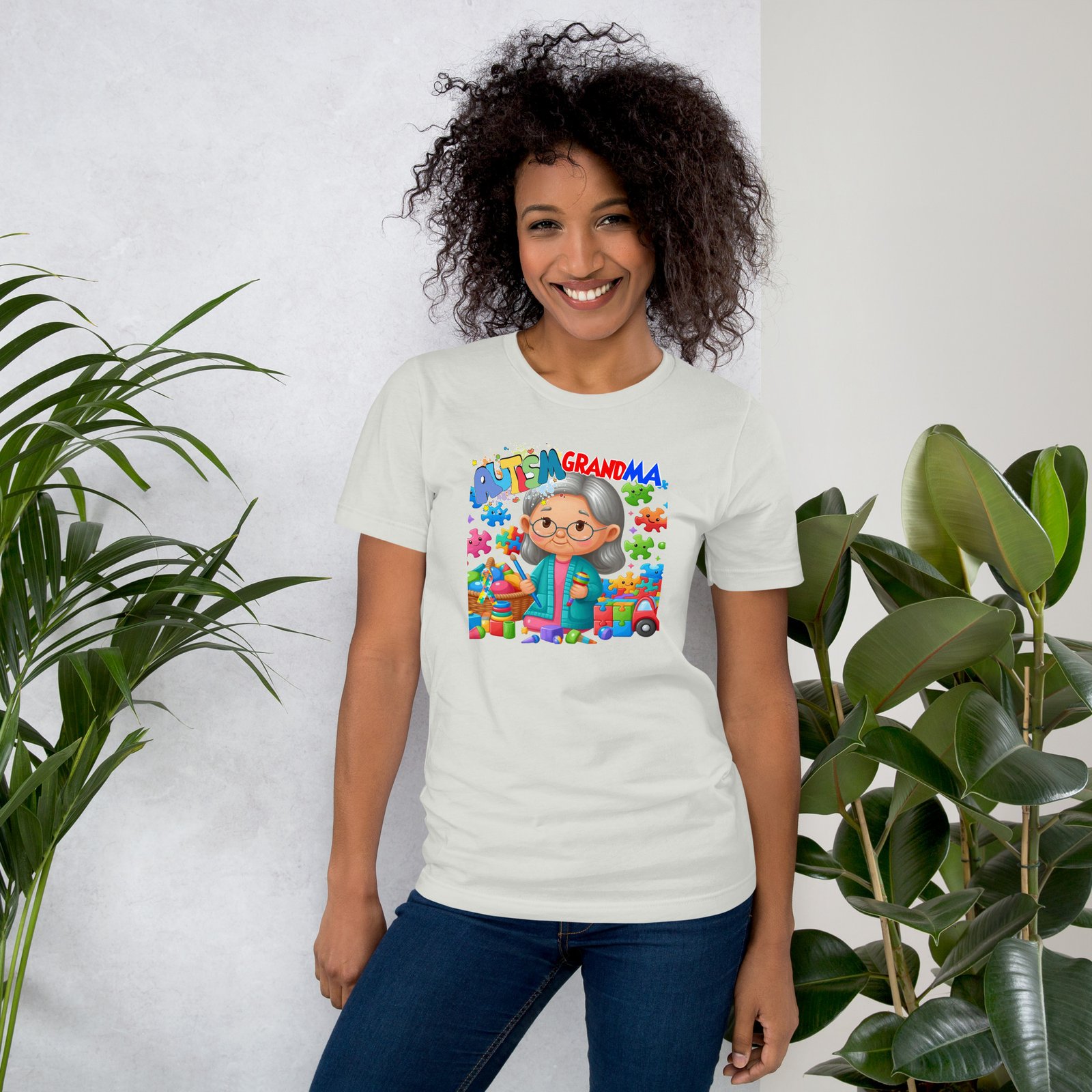 Autism Grandma T-Shirt - Image 10